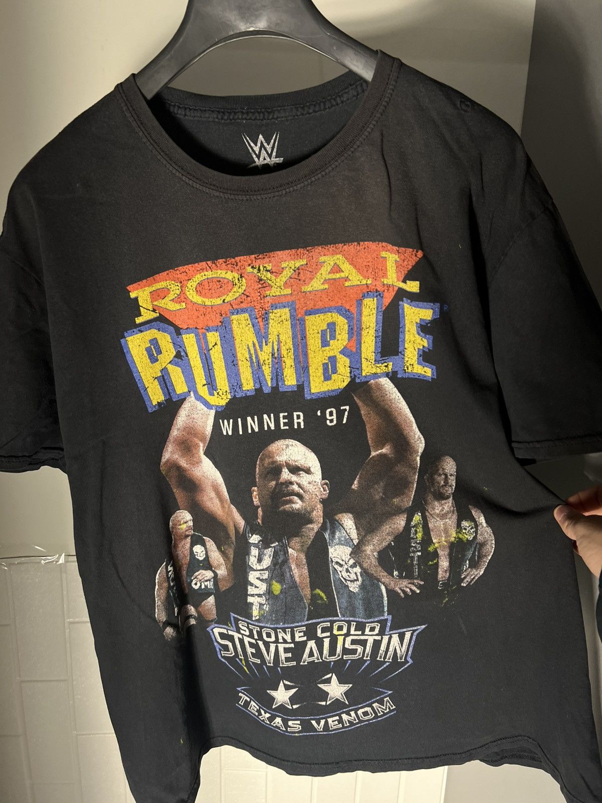Vintage × WWE VERY RARE WWE STEVE AUSTIN WRESTLING WINNER 90s T-SHIRT Y2K Size US XL / EU 56 / 4 - 3 Thumbnail