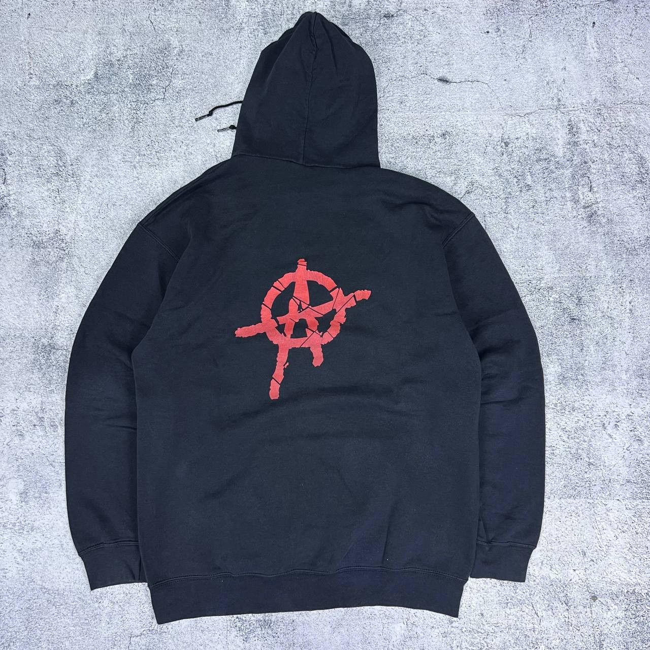 Vintage Vintage Punks Not Dead Anarchy A Graphic Hoodie Size XL Size US XL / EU 56 / 4 - 2 Thumbnail