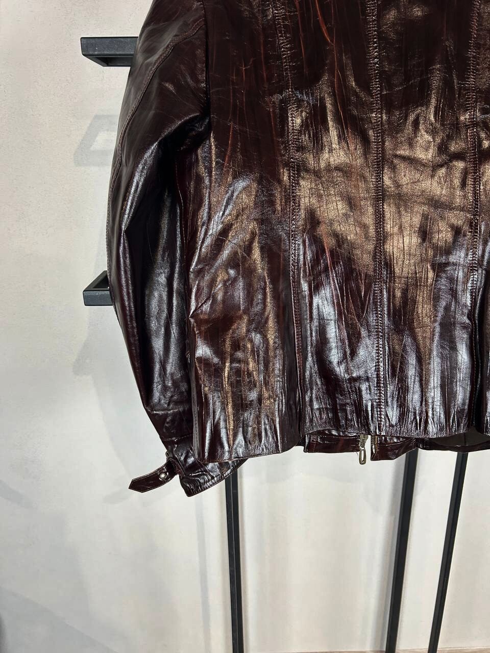 Japanese Brand Leather Jacket Fur Collar Vintage Distressed Biker Red Size US S / EU 44-46 / 1 - 7 Thumbnail