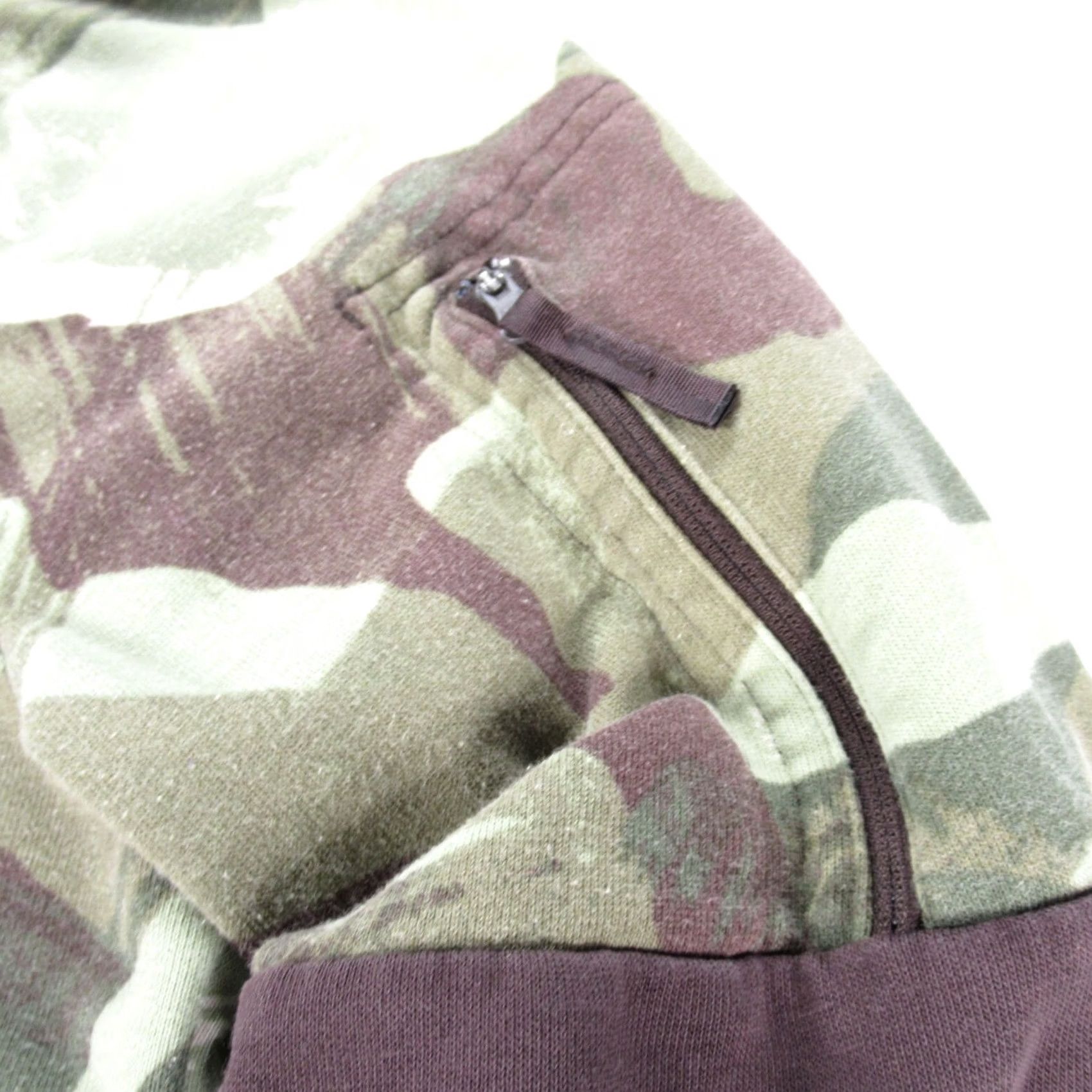 Nike Nike Full Zip Mens M Brown Hoody Brushstroke Camouflage Dri Fit Pockets Size US M / EU 48-50 / 2 - 6 Thumbnail