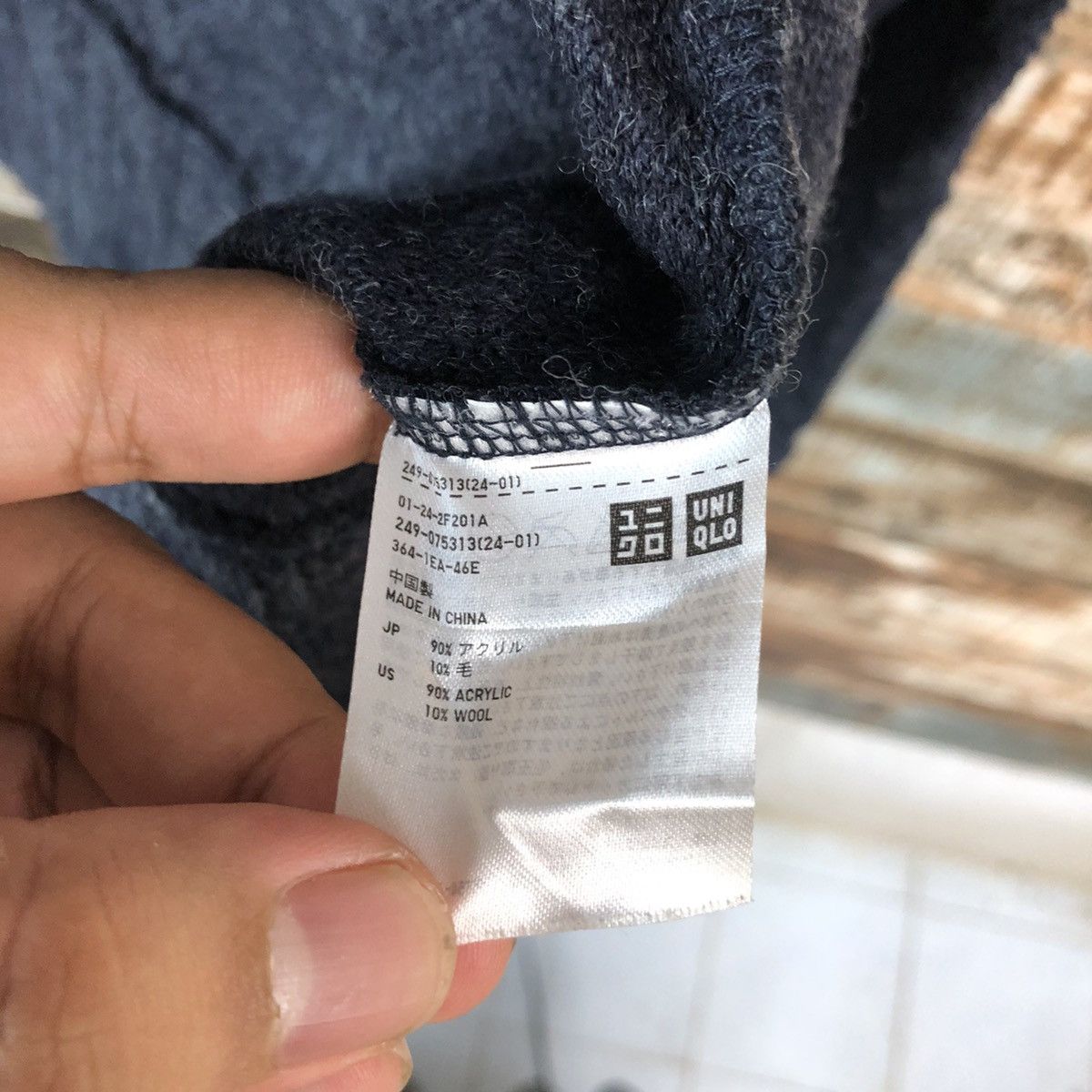 Japanese Brand Uniqlo Black Cardigan Knitwear #A1358 Size L / US 10 / IT 46 - 11 Thumbnail