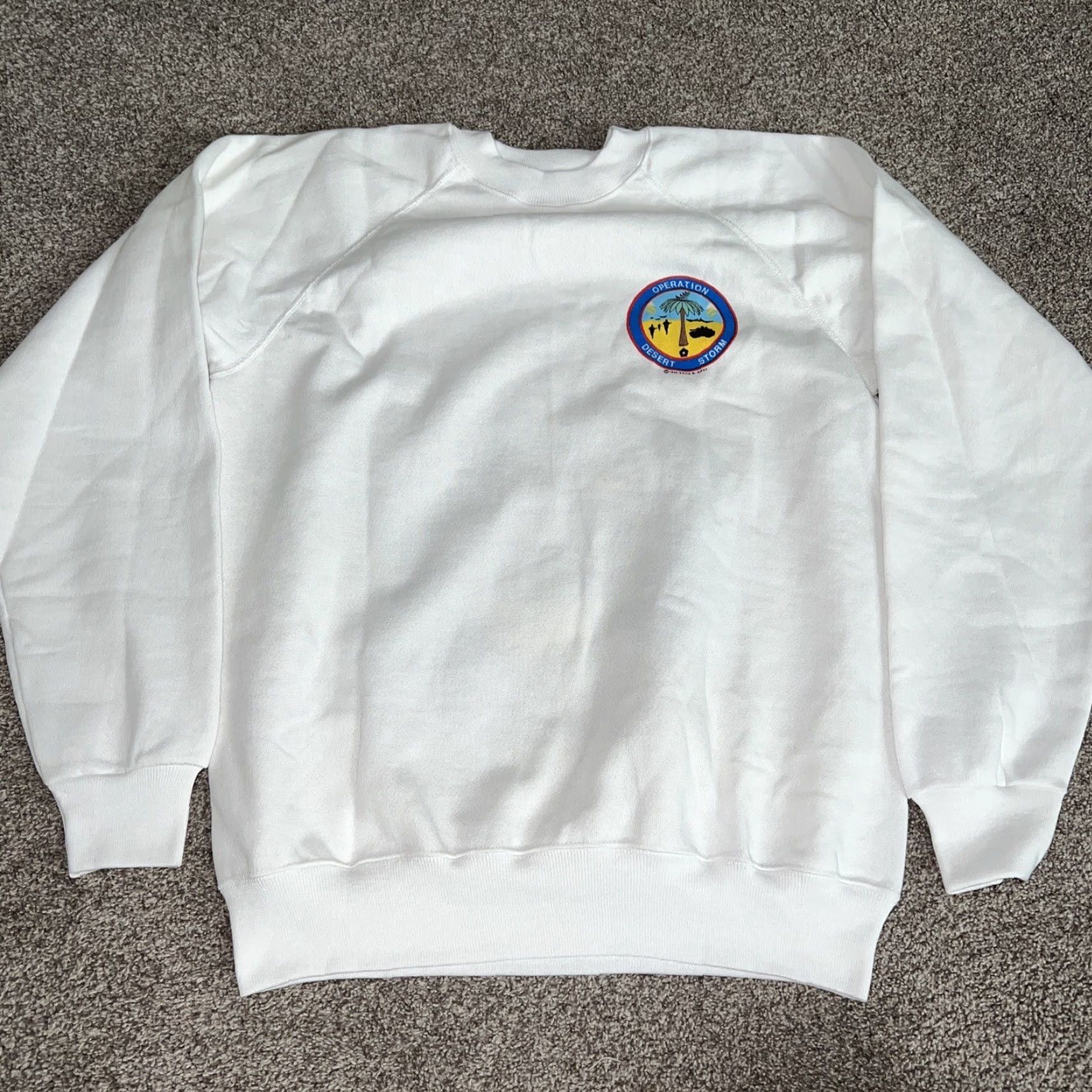 Hanes VTG Hanes White Pullover Sweatshirt Mens L USA Shirt Size US L / EU 52-54 / 3 - 2 Thumbnail