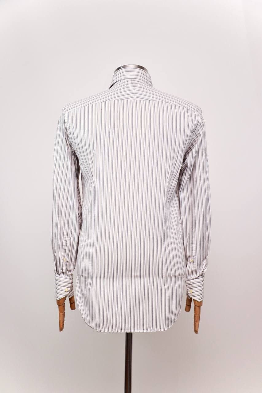 Alfred Dunhill DUNHILL Striped shirt Size US S / EU 44-46 / 1 - 5 Thumbnail