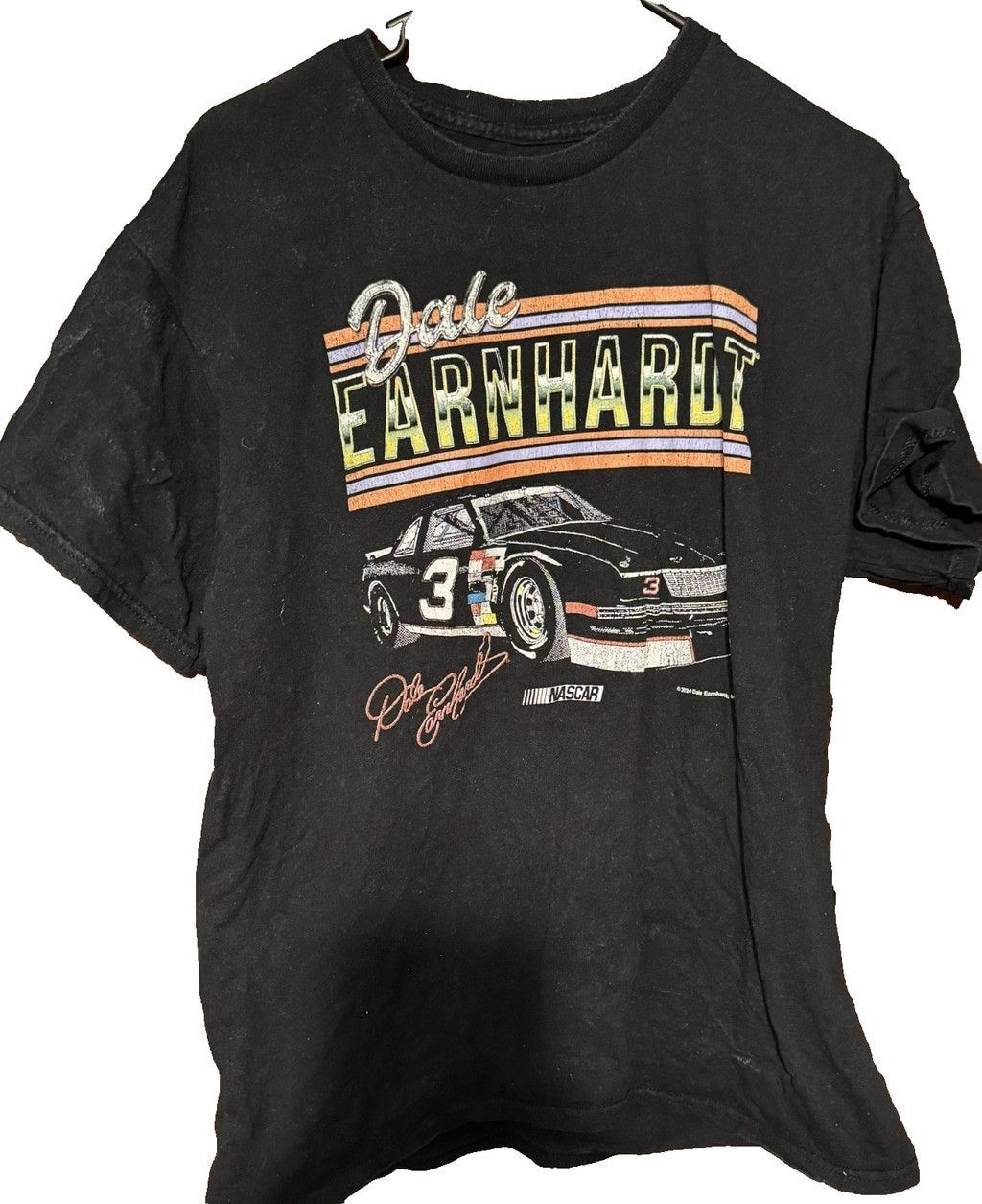 NASCAR Dale Earnhardt NASCAR Vintage #3 T-Shirt Men's Size L Black Size US L / EU 52-54 / 3 - 1 Thumbnail