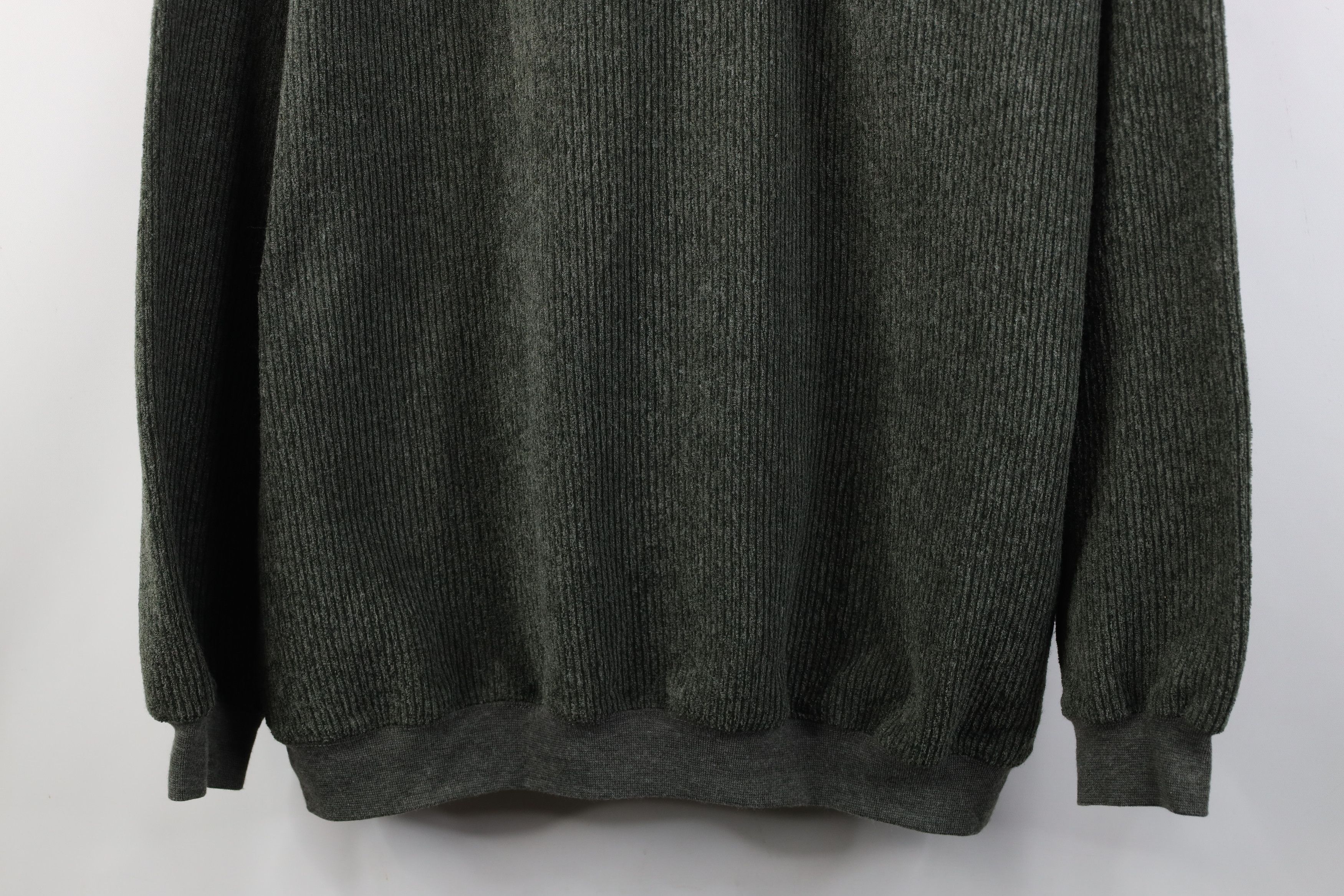 Vintage Vintage 90s Streetwear Fleece Collared Pullover Sweatshirt Size US L / EU 52-54 / 3 - 3 Thumbnail