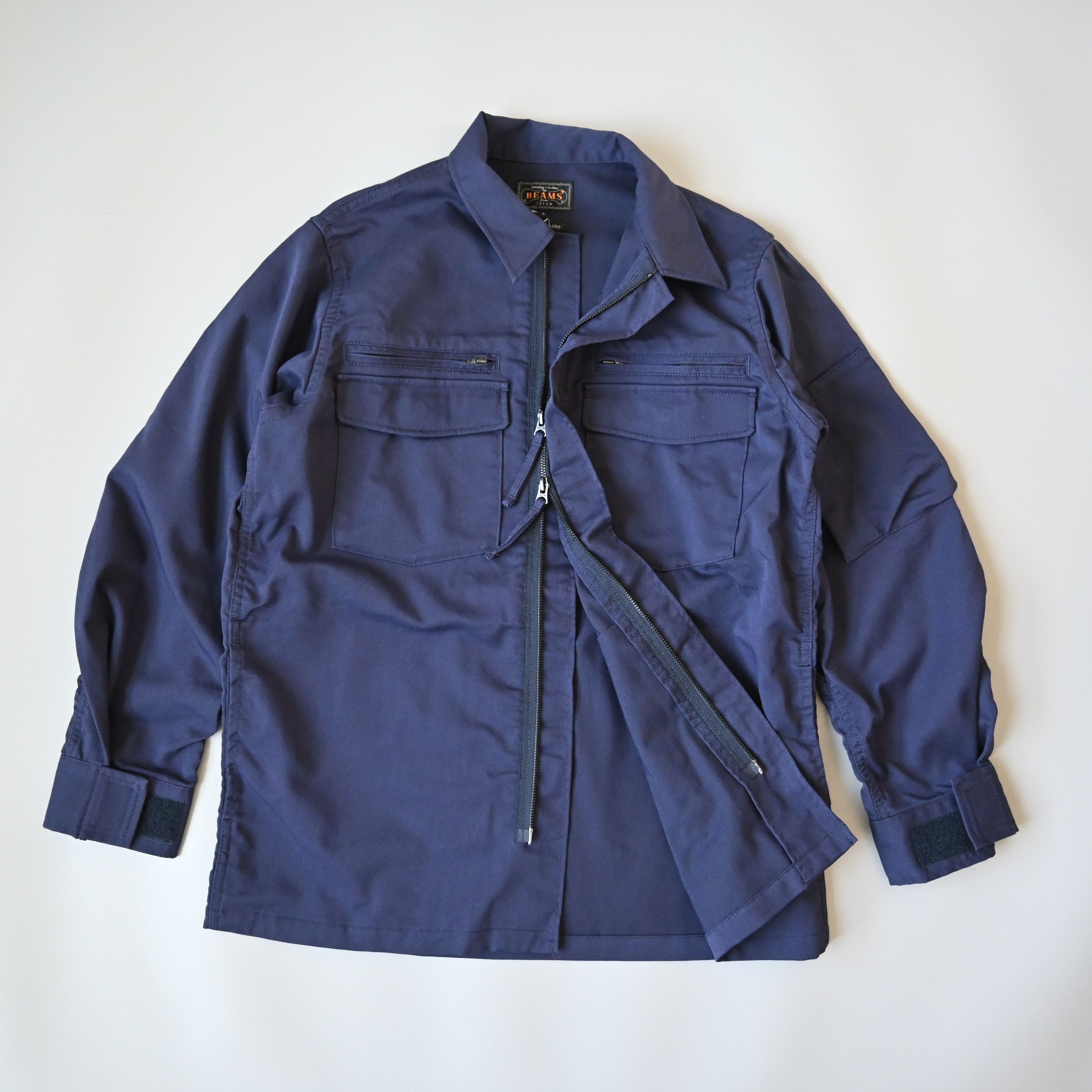 Beams Plus UNUSED, Beams Plus, Millitaly Zip Blouson, antistatic fabric Size US S / EU 44-46 / 1 - 4 Thumbnail
