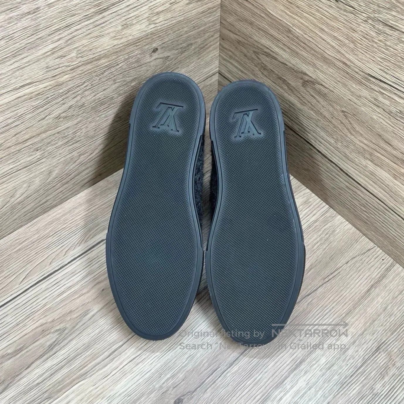 Louis Vuitton Louis Vuitton Black Gray Sequin Sneakers. Size US 6.5 / EU 39-40 - 5 Thumbnail