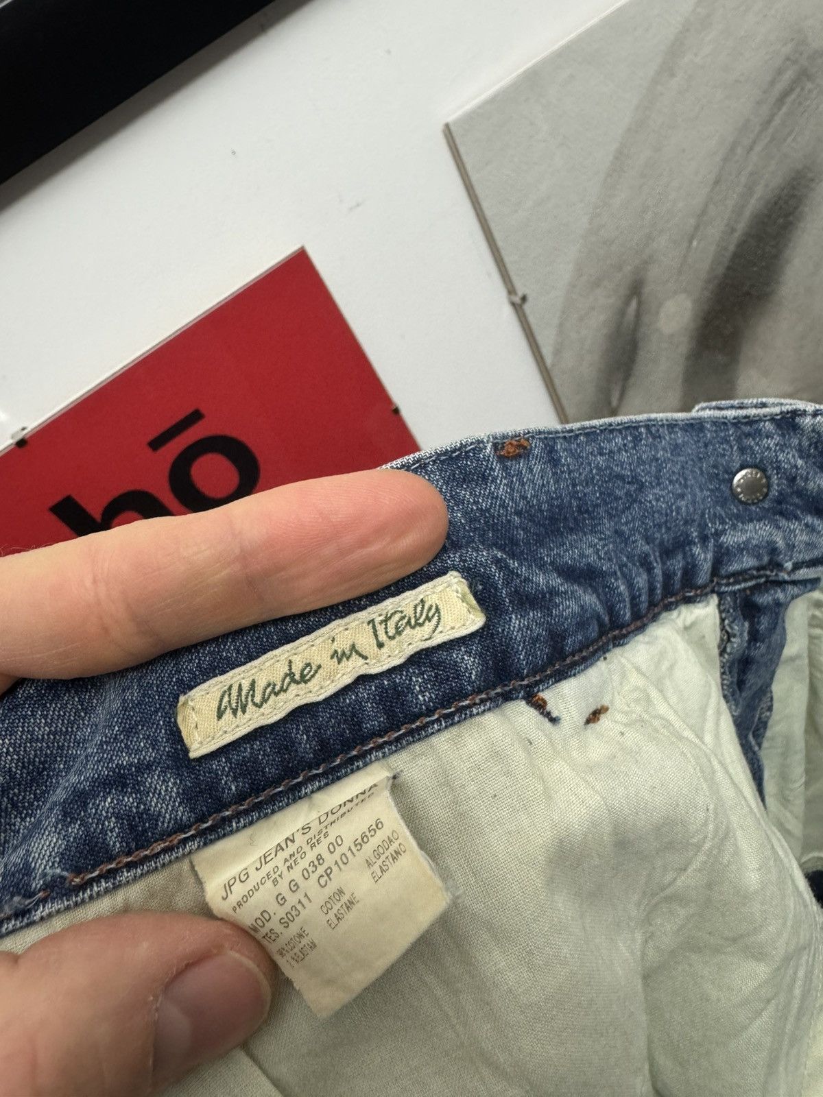 Jean Paul Gaultier Vintage Jean Paul Gaultier JPG Jeans Skirt Archive Y2k Denim Size 30" / US 8 / IT 44 - 6 Thumbnail