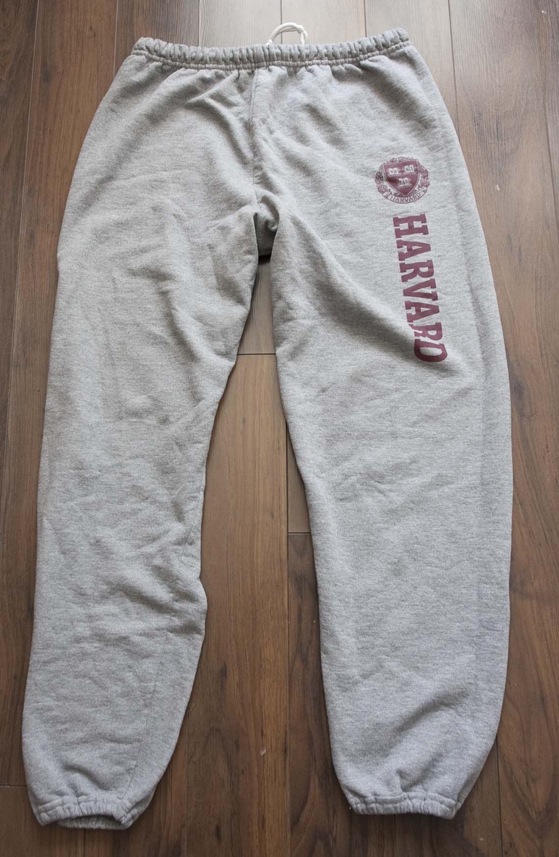 Jerzees × Vintage Harvard University Sweatpants Size M / 35x30 Gray Size US 35 - 1 Thumbnail
