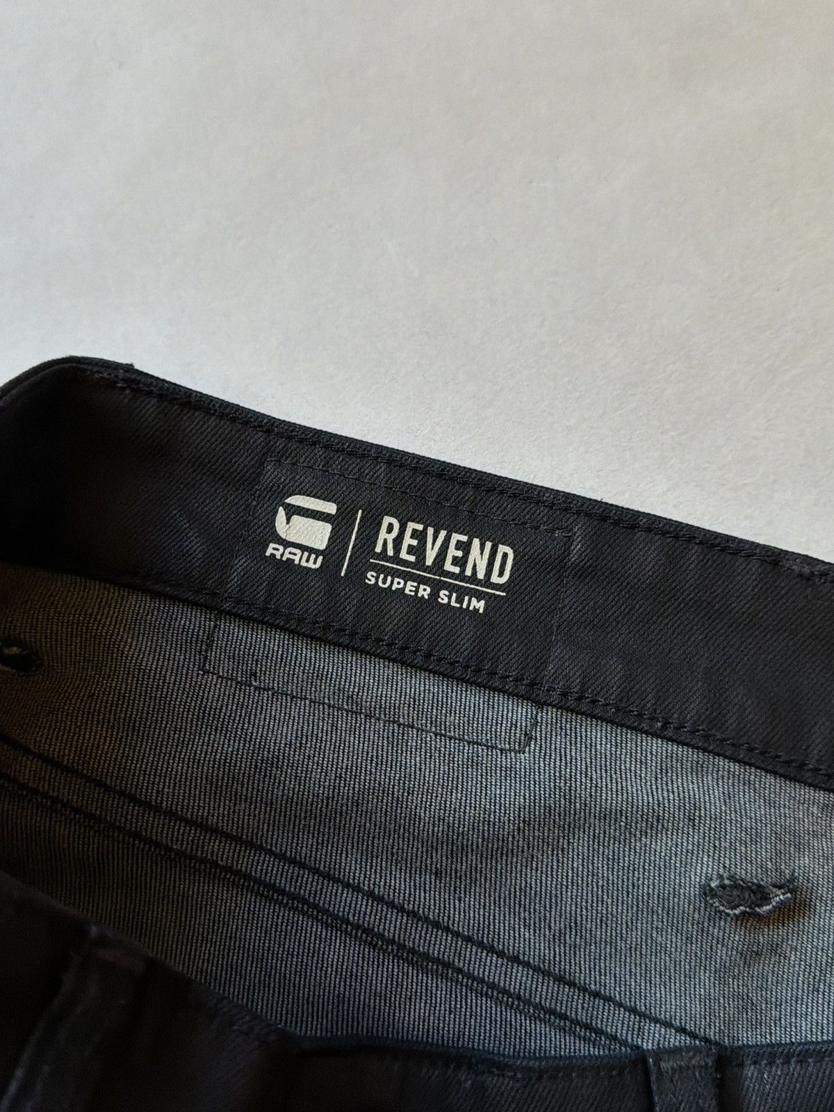 G-Star G-Star Revend Super Slim Waxed Jeans Denim rick owens style Size US 32 / EU 48 - 8 Thumbnail
