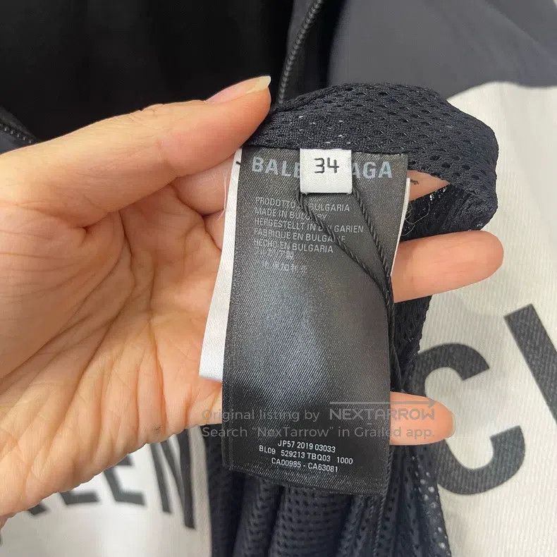 Balenciaga Balenciaga Big Logo Raincoat Jacket Size XXS / US 00 / IT 34 - 4 Thumbnail