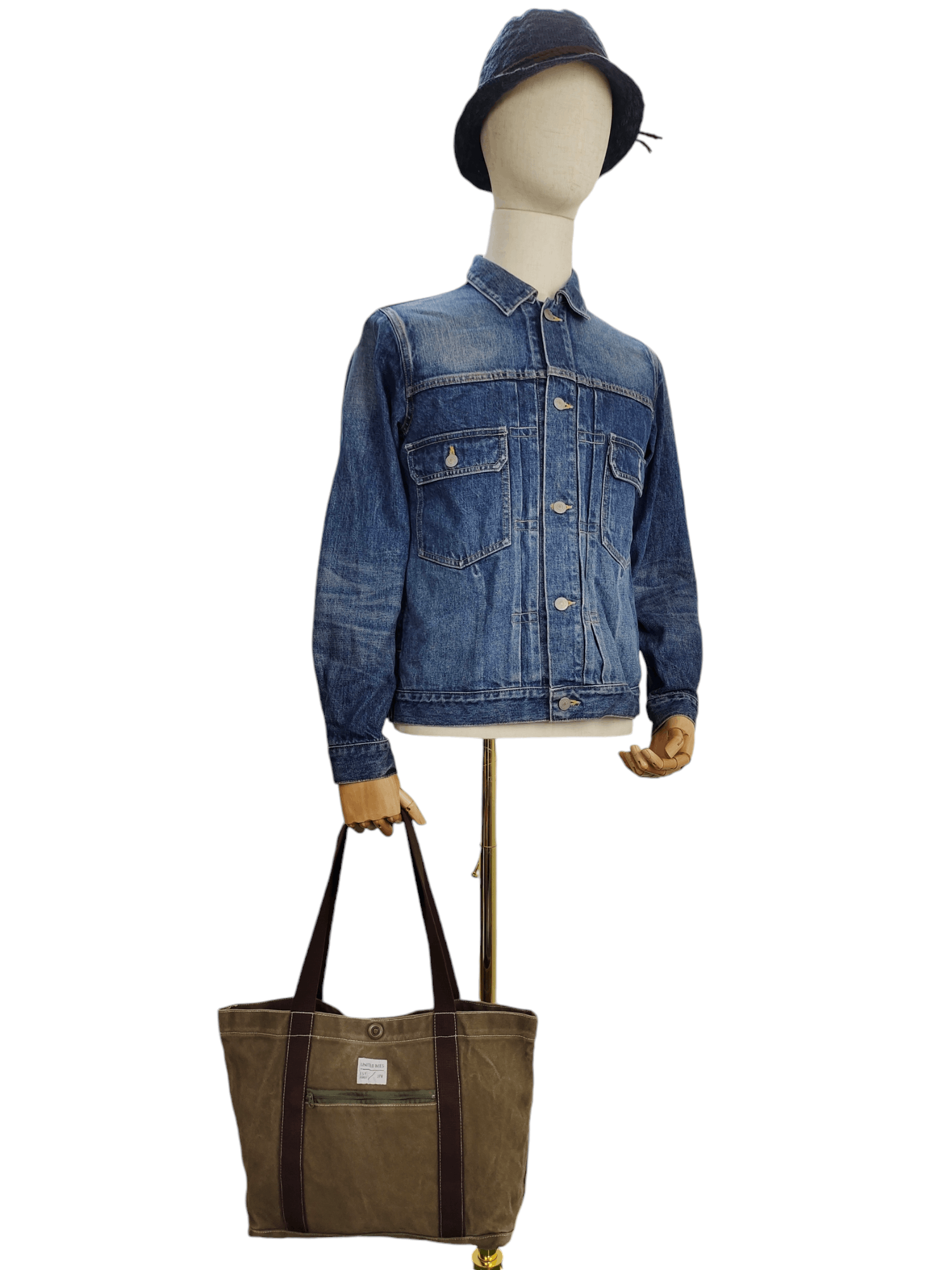 Comme des Garcons × Undercover Vintage United Bees Canvas OG Faded Tote Shoulder Bag Size ONE SIZE - 3 Thumbnail