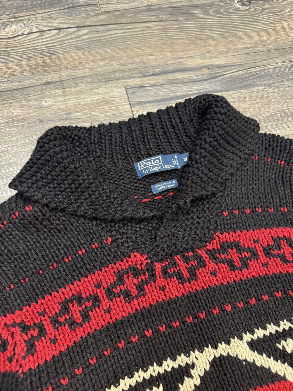 Polo Ralph Lauren Ralph Lauren Handknit Cowl Sweater *RARE* Size US M / EU 48-50 / 2 - 3 Thumbnail