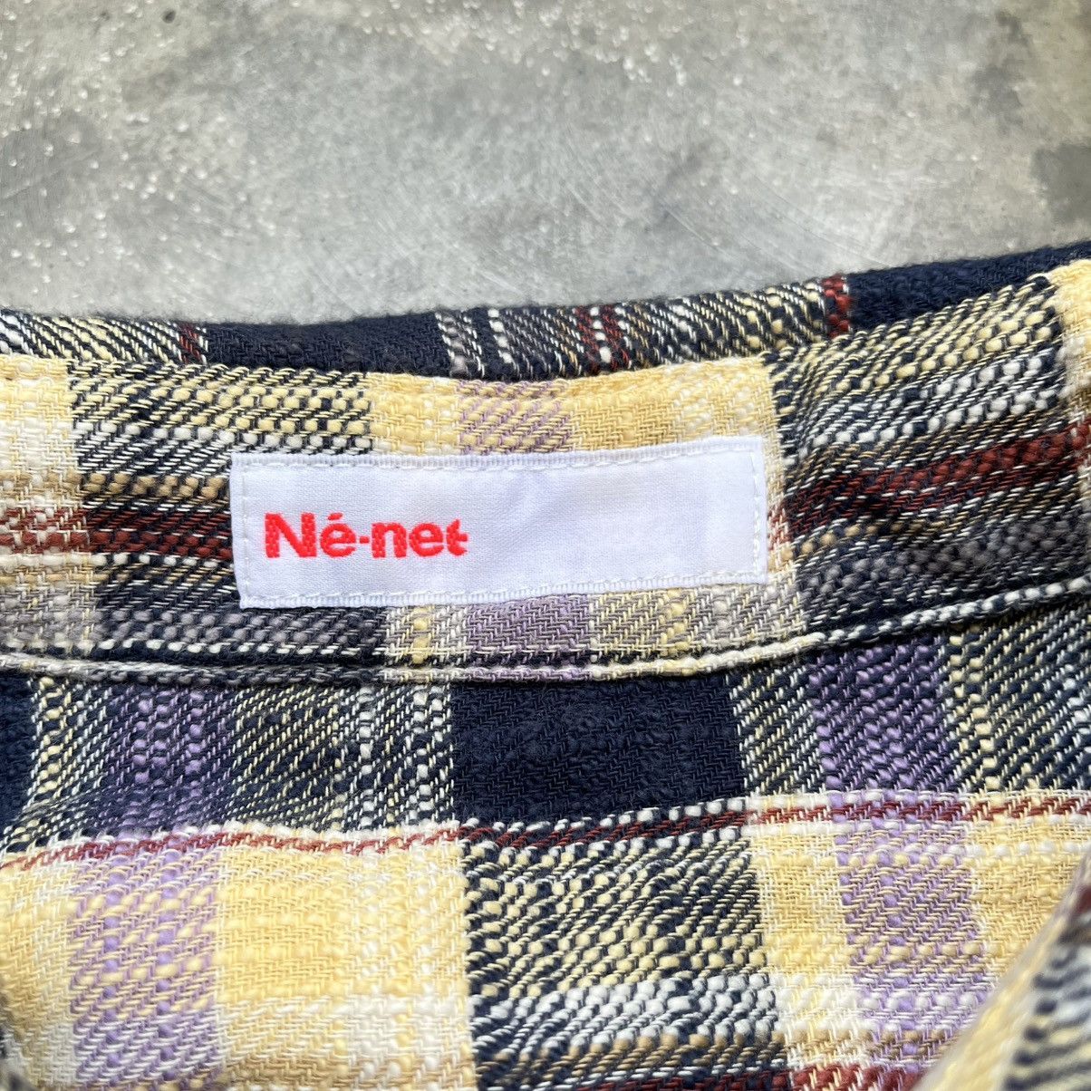 Issey Miyake Ne-Net by Issey Miyake 3D Hand Cat Flannel Long Sleeve Shirt Size US S / EU 44-46 / 1 - 6 Thumbnail