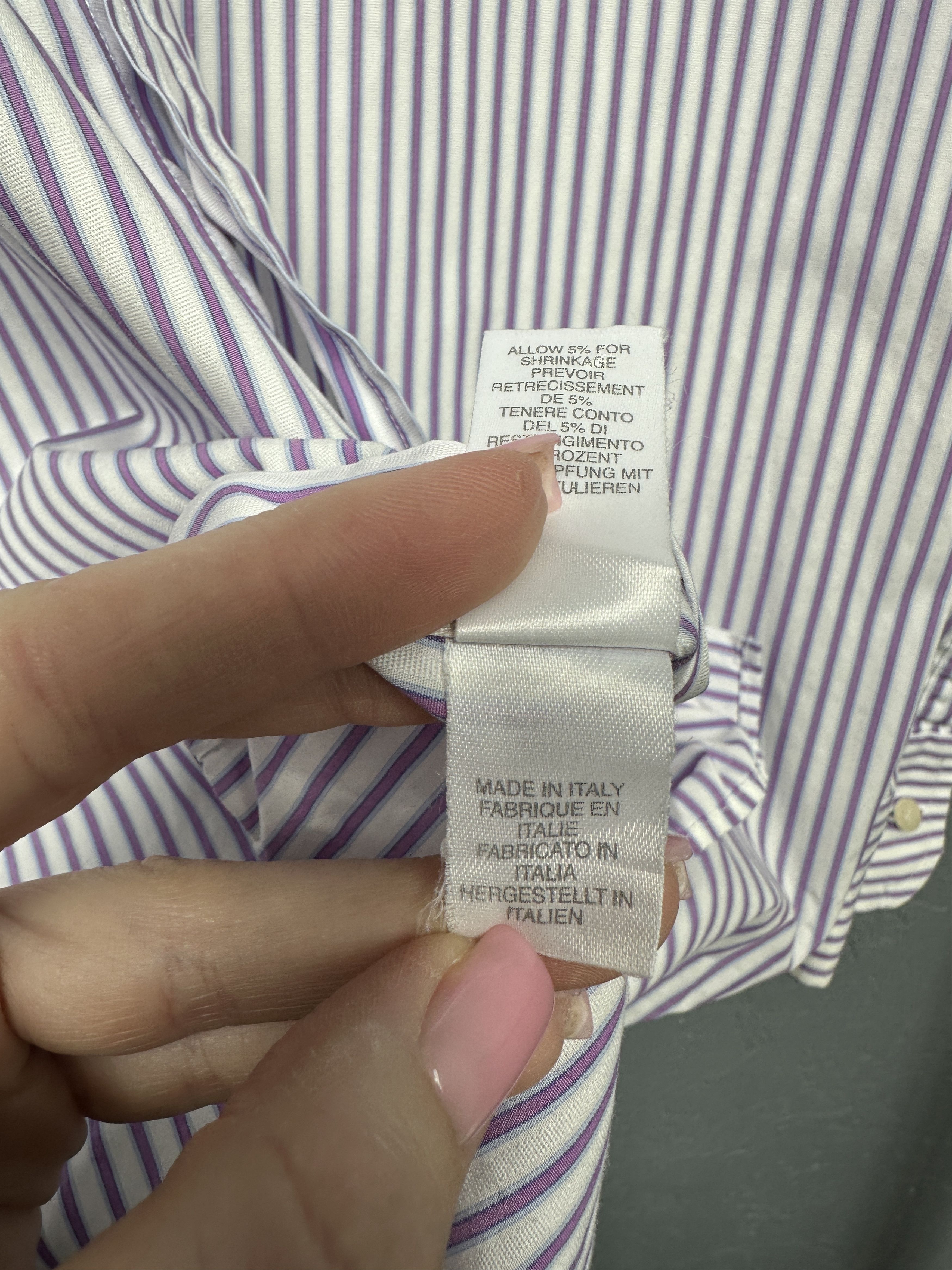 Paul Smith Paul Smith London Mens Long Sleeve Striped Shirt Size US L / EU 52-54 / 3 - 6 Thumbnail