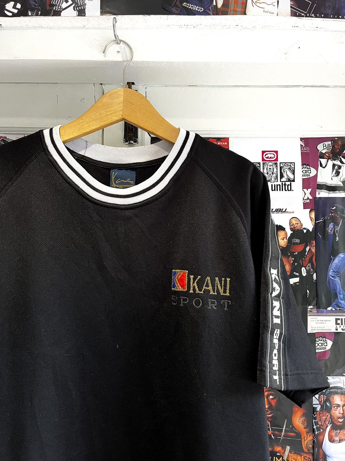 Karl Kani × Vintage 2000’S HIPHOP JERSEY KARL KANI SPORT Size US XL / EU 56 / 4 - 12 Thumbnail