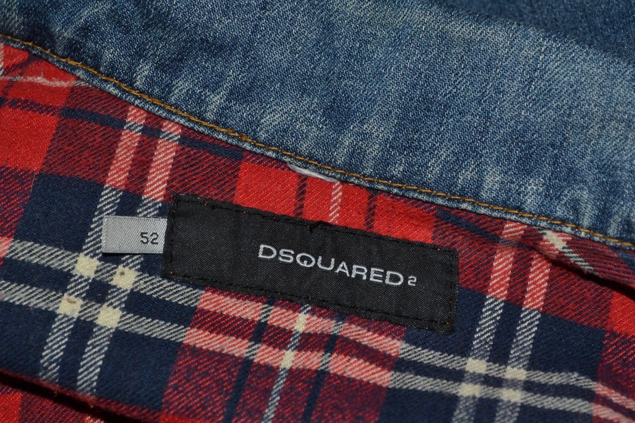 Dsquared2 × Vintage Women Denim Jacket dsquared Size M Size M / US 6-8 / IT 42-44 - 11 Thumbnail