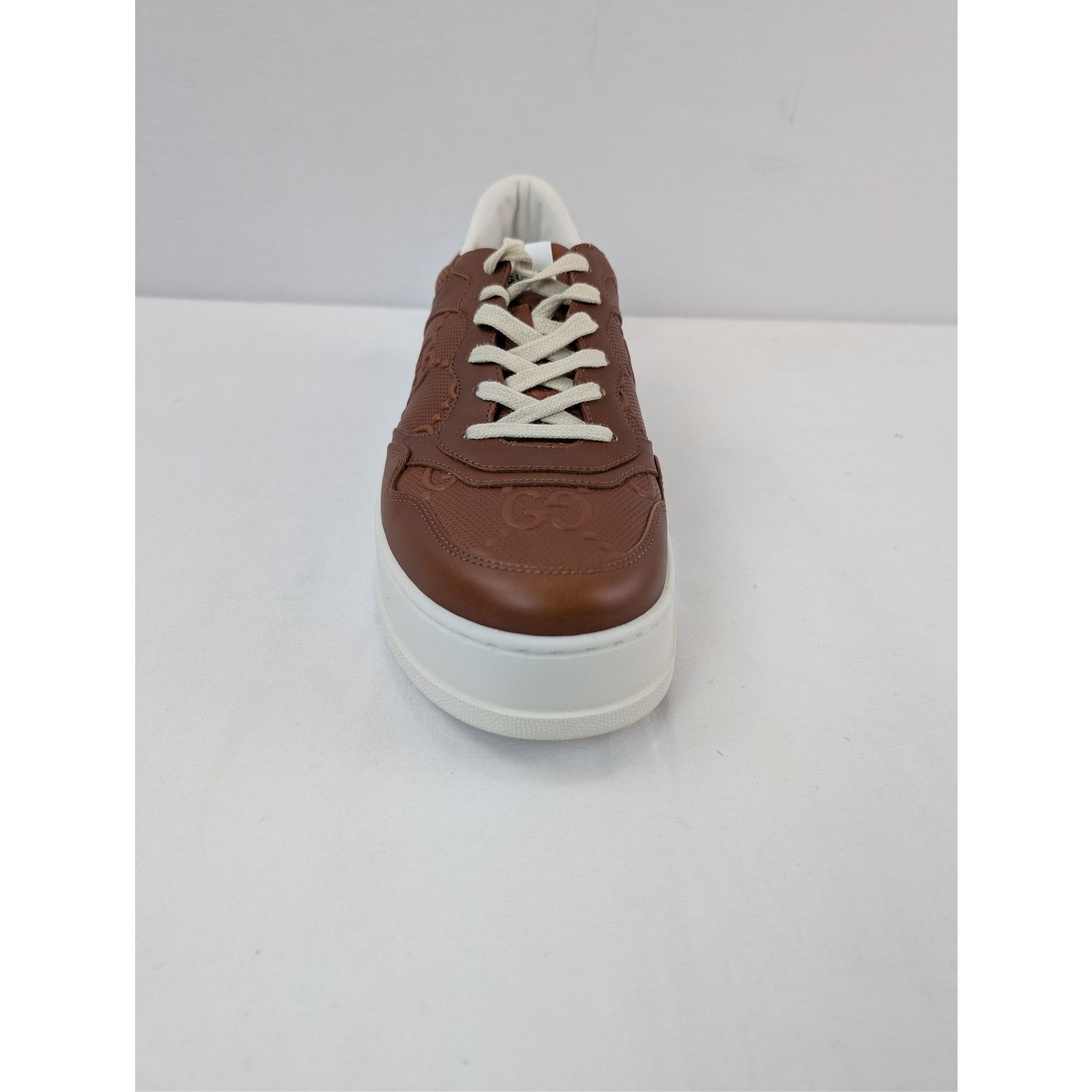 Gucci o1rshd1 Low Top Sneakers in Brown with White Sole Size US 12 / EU 45 - 15 Thumbnail