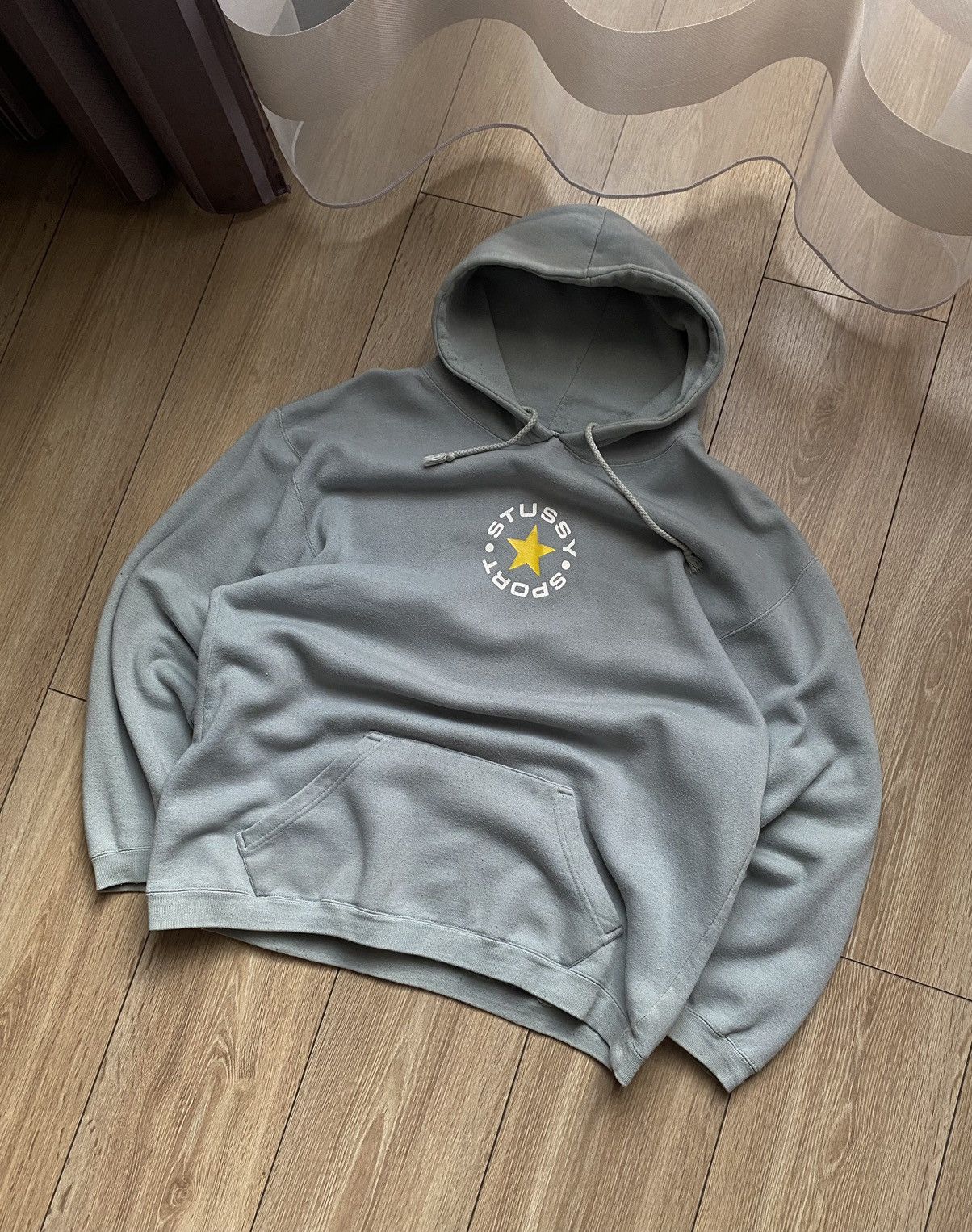 Stussy DEADSTOCK 90’s Stussy Sport Star Logo Hoodie Size US M / EU 48-50 / 2 - 1 Thumbnail