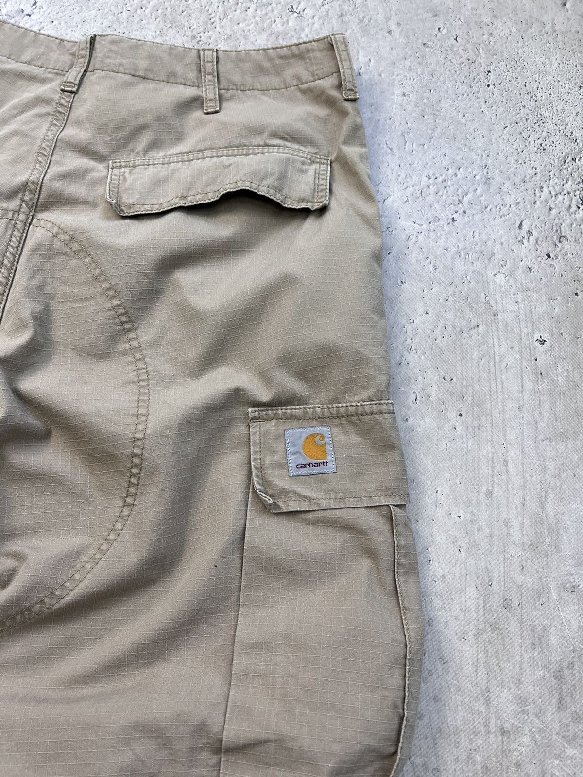 Carhartt × Vintage Vintage Y2K pants Carhartt Wip cargo Baggy watanage faded Size US 34 / EU 50 - 14 Thumbnail