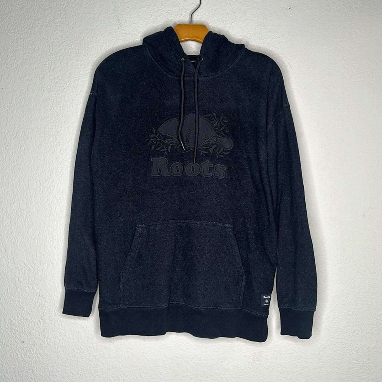Roots Roots Organic Original Kanga Hoodie in Black Pepper Size XS Size US XS / EU 42 / 0 - 5 Thumbnail