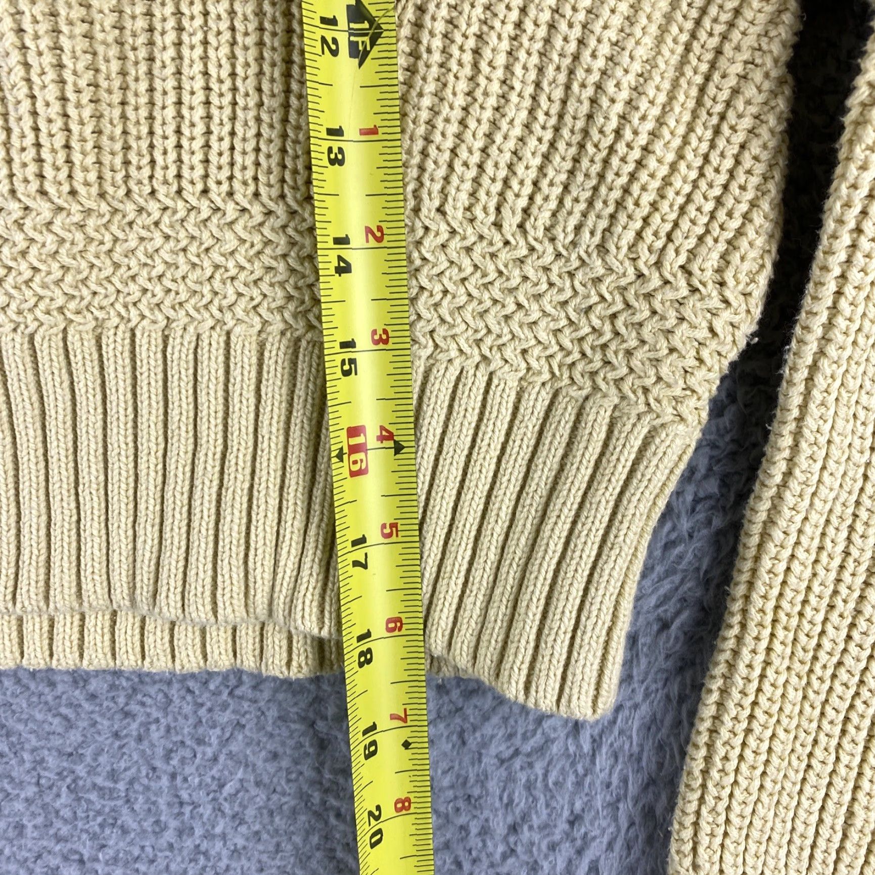 Vintage La Hearts Lightweight Knit Crop Sweater Women's Size S Yellow Modern Long Sleeve Size S / US 4 / IT 40 - 5 Thumbnail
