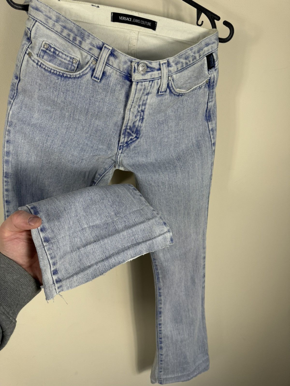 Versace Jeans Couture Vintage Versace Jeans Couture Flare Jeans Size 26 Size 26" / US 2 / IT 38 - 7 Thumbnail