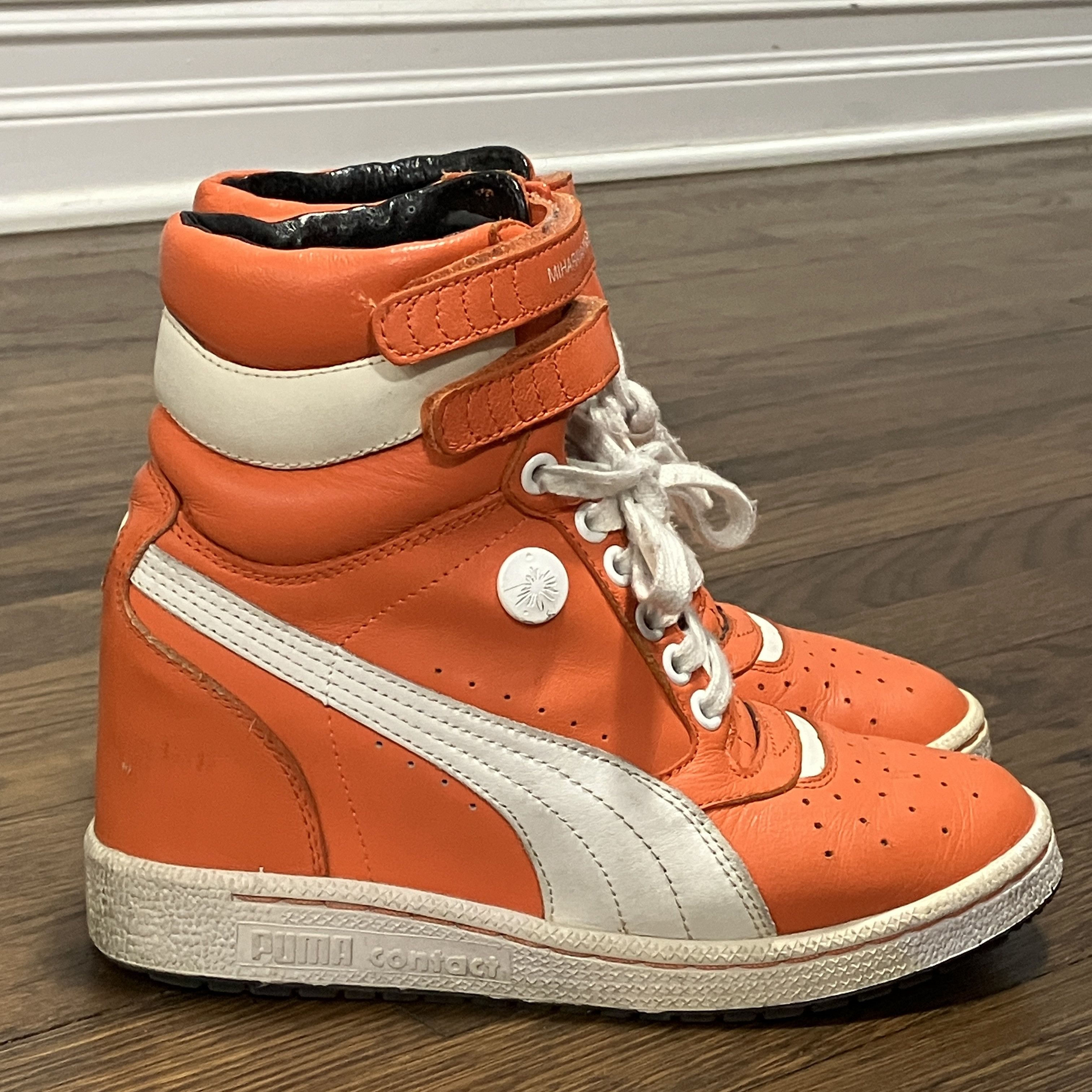 Puma Puma MIHARA YASUHIRO My-66 Gold wedge sneakers | Grailed
