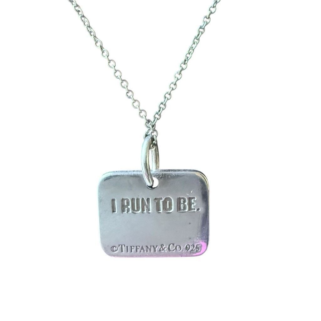 Tiffany & Co. TIFFANY & CO. Jewelry NIKE Womens Marathon Pendant Necklace Size ONE SIZE - 2 Thumbnail