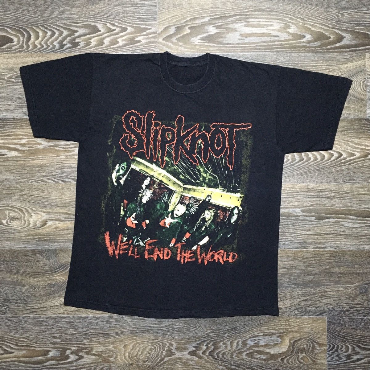 Slipknot Vintage SLIPKNOT “All Hope Is Gone” 2008 World Tour T-shirt Size US M / EU 48-50 / 2 - 1 Thumbnail
