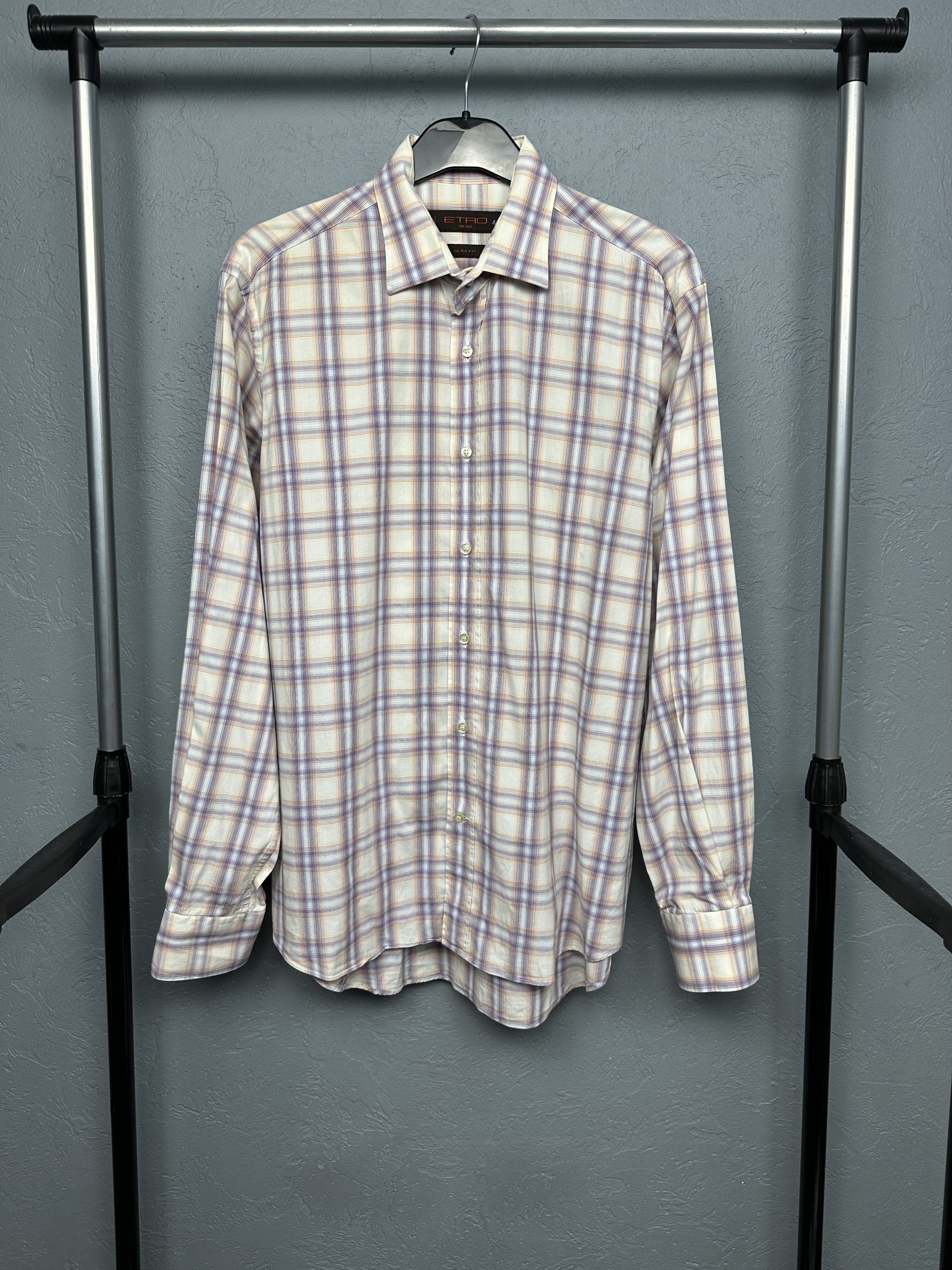 Etro Etro Milano Mens Long Sleeve Shirt Size US L / EU 52-54 / 3 - 1 Thumbnail