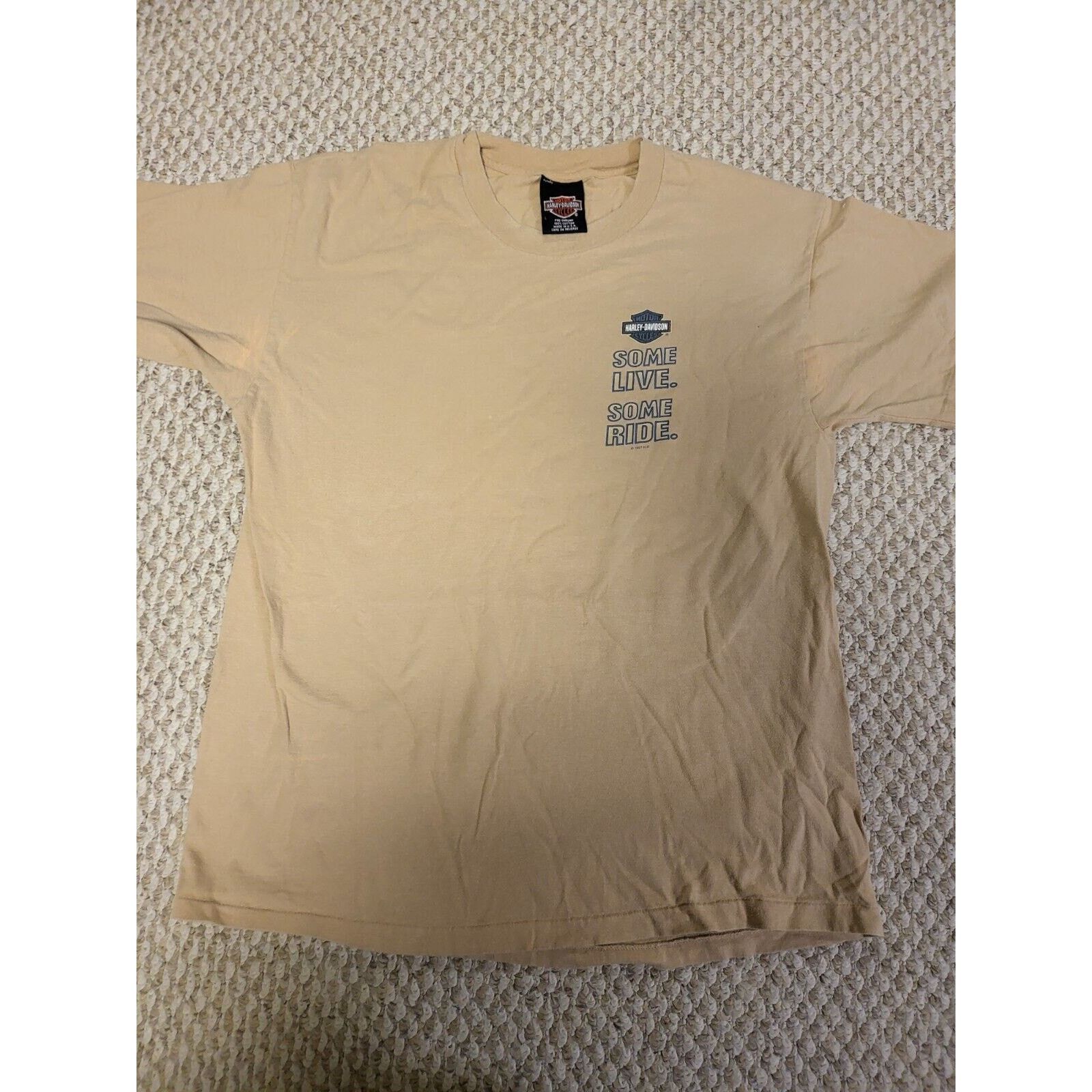Harley Davidson Harley Davidson Some Live To Ride Mens Size M Short Sleeve Size US L / EU 52-54 / 3 - 1 Thumbnail