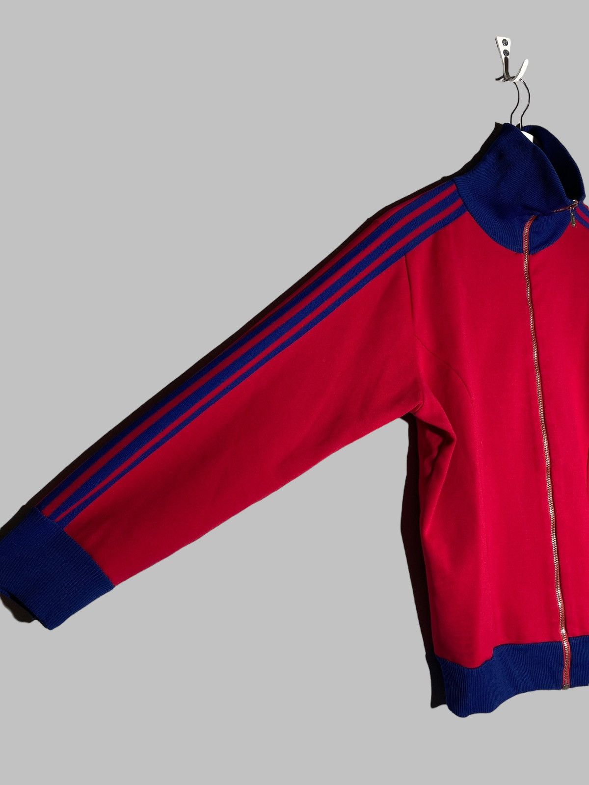 Vintage Vintage 60s 70s Adidas Track Jacket Red Made in West Germany Size US M / EU 48-50 / 2 - 8 Thumbnail