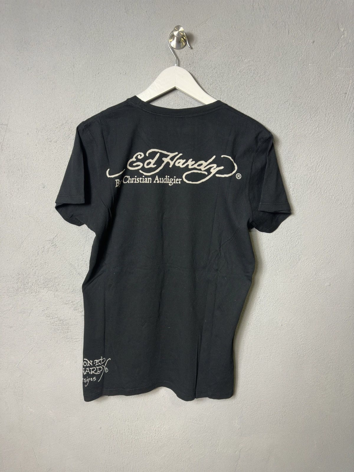 Ed Hardy × Japanese Brand Ed Hardy Crazy Y2K Tiger Grunge Cybergoth Skater Tee Shirt Size US M / EU 48-50 / 2 - 8 Thumbnail