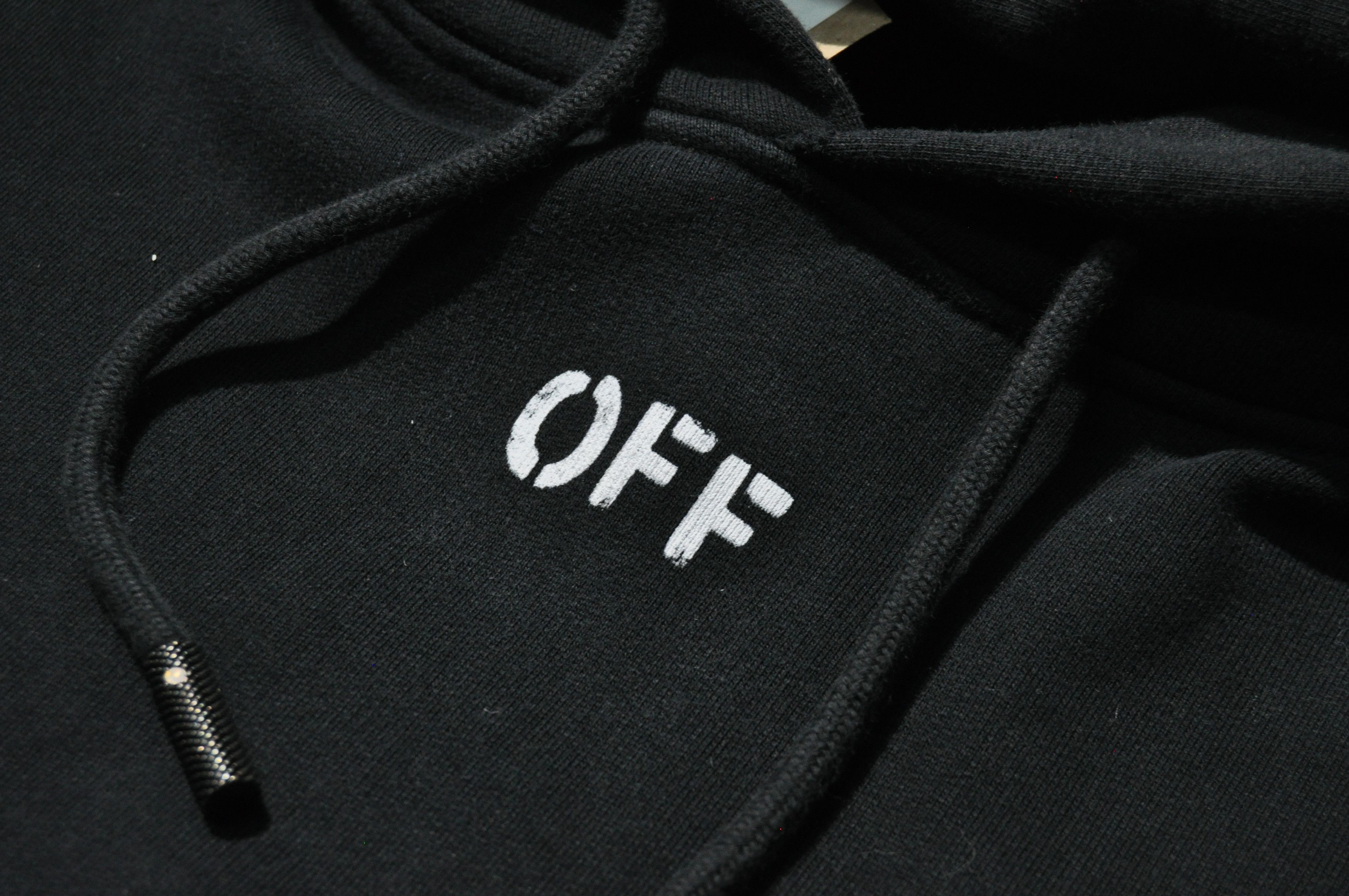 Off-White Off-White - S/S 17 - Diag Spray Hoodie Size US M / EU 48-50 / 2 - 7 Thumbnail
