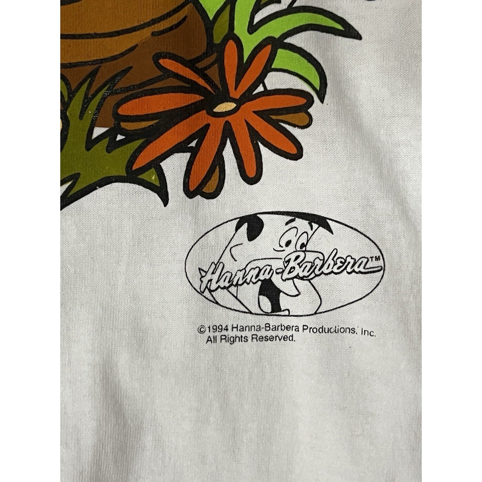 Delta NEW VTG 1994 The Flintstones Cartoon Graphic T Shirt Sz L Size US L / EU 52-54 / 3 - 4 Thumbnail