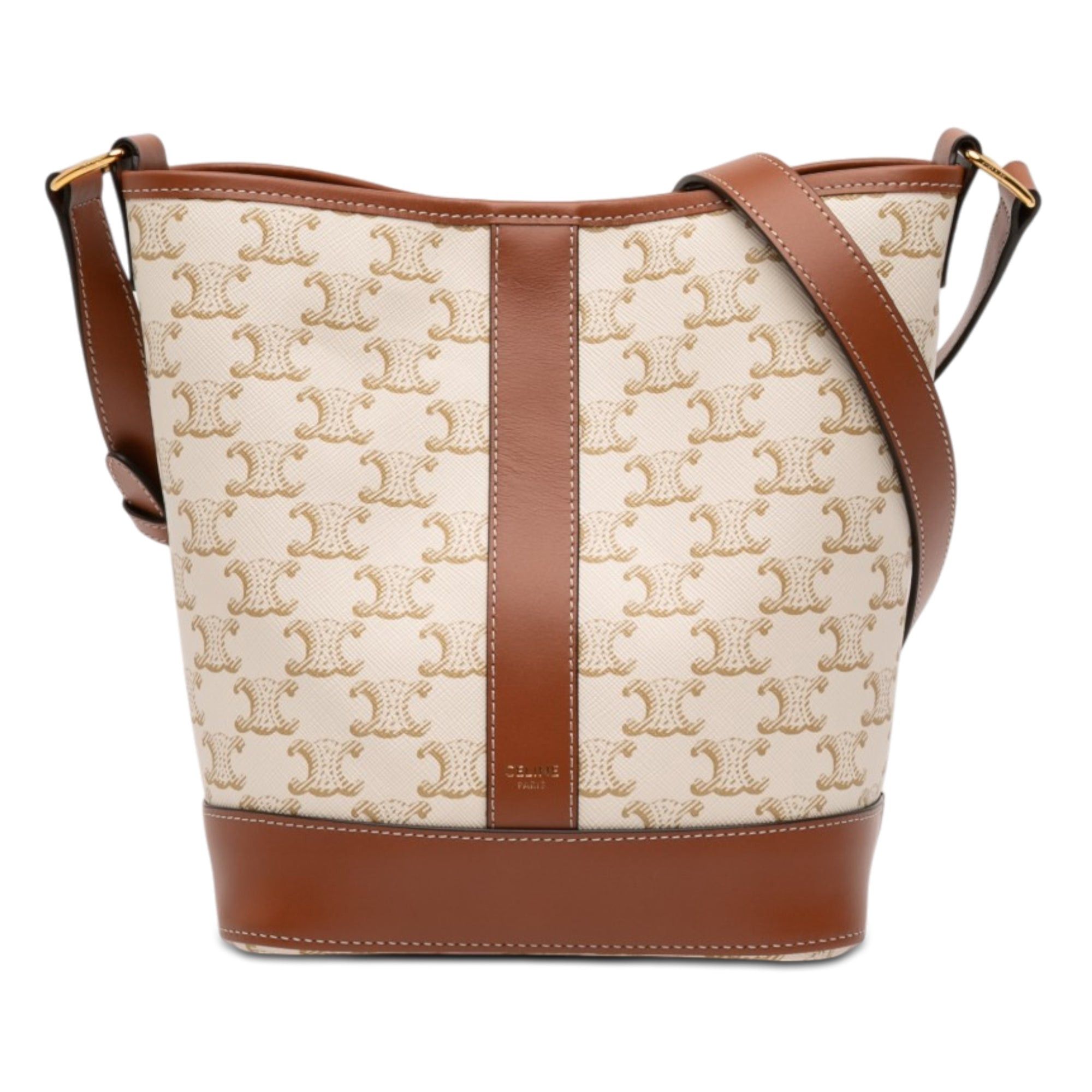 Celine Small Triomphe Coated Canvas Bucket Bag Size ONE SIZE - 1 Thumbnail