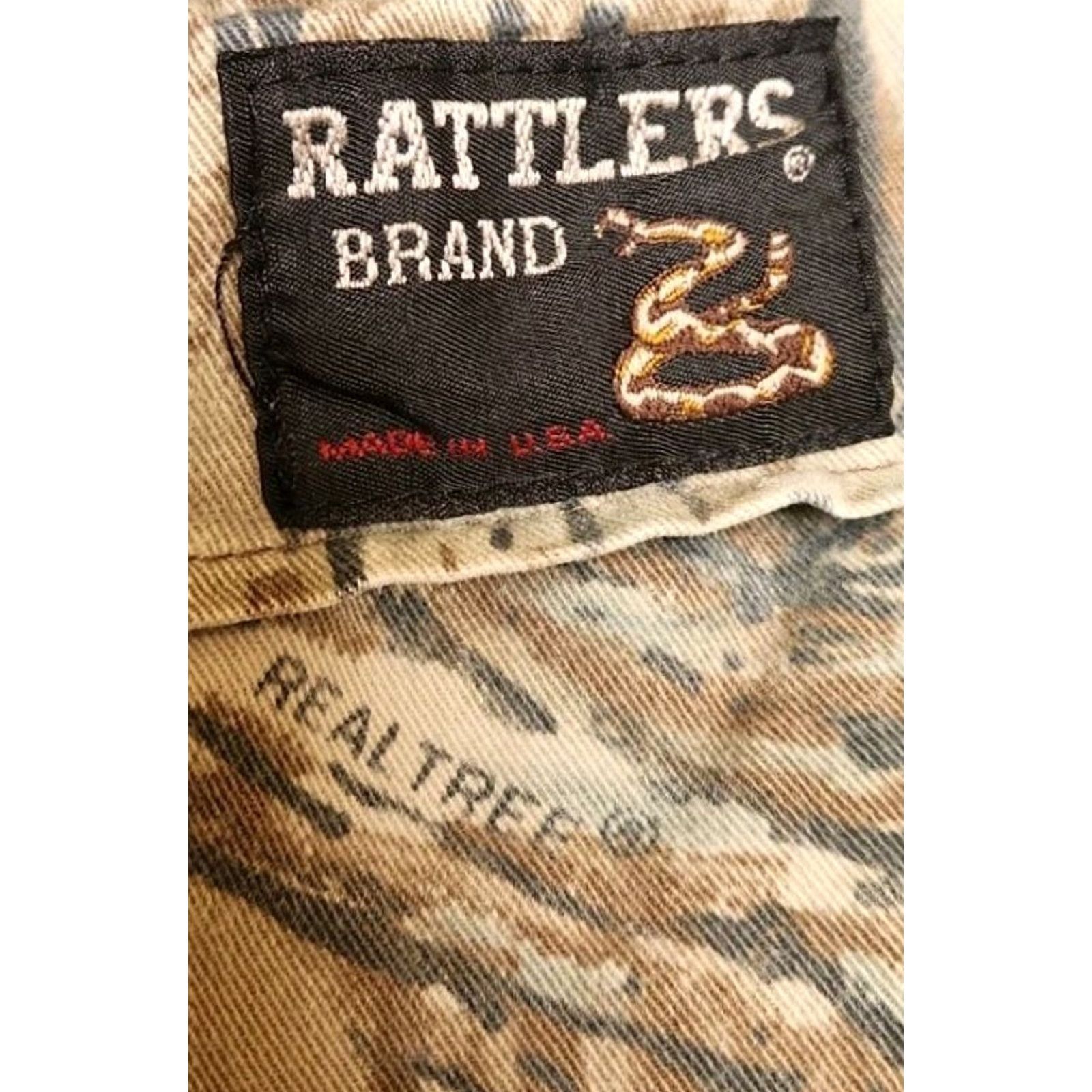Realtree VINTAGE Rattlers Realtree Camo Cargo Pants Men's 34x30 Large USA Made Size US 33 - 7 Thumbnail