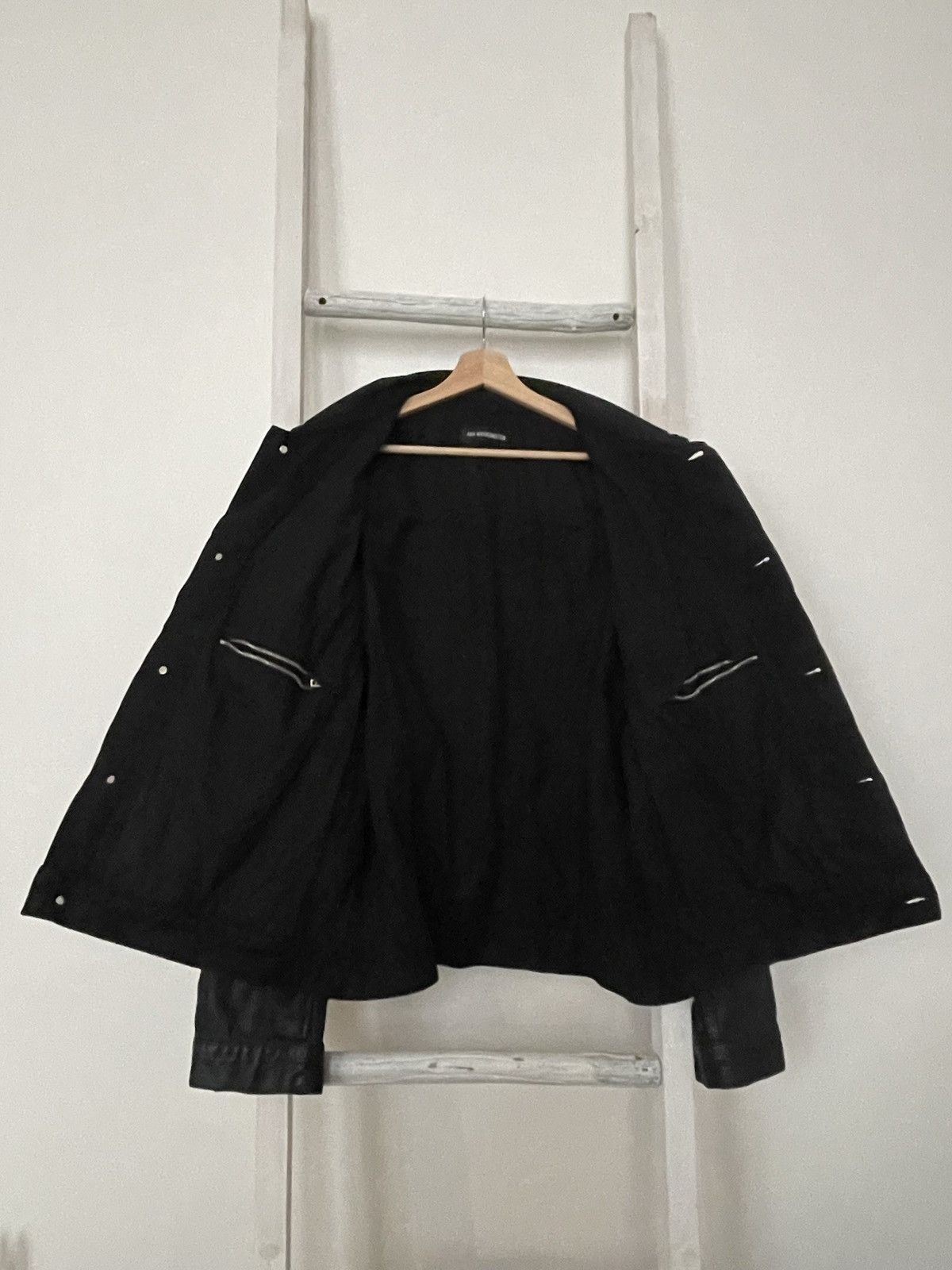 Ann Demeulemeester Ann Demeulemeester waxed denim trucker jacket Size US M / EU 48-50 / 2 - 10 Thumbnail