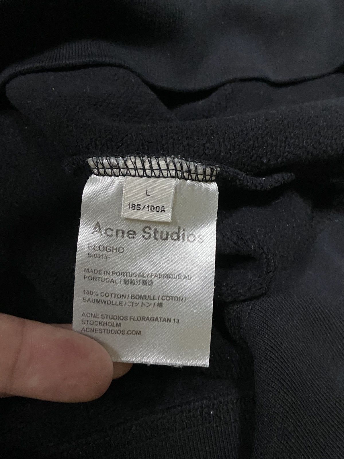 Acne Studios Acne Studios Flogho Crewneck Oversize Boxy Fit Designer Size US L / EU 52-54 / 3 - 6 Thumbnail