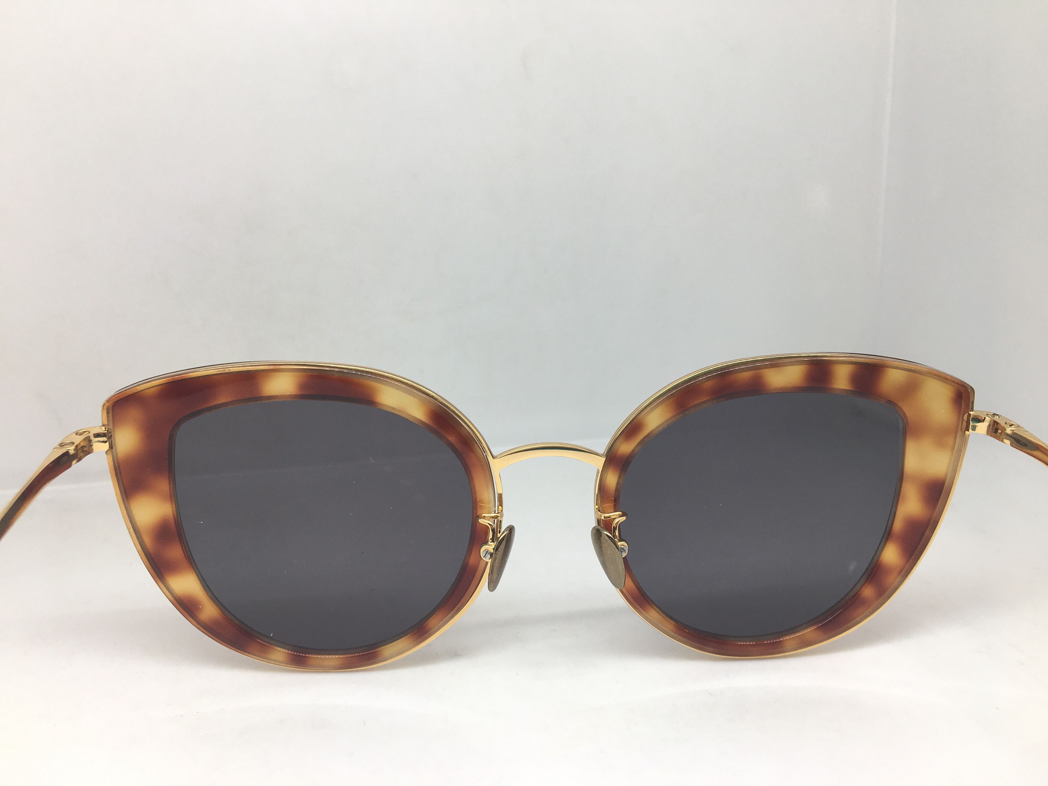 Other Handmade Oversize Cateye Sunglasses Frame Tortoise Gold Size ONE SIZE - 4 Thumbnail