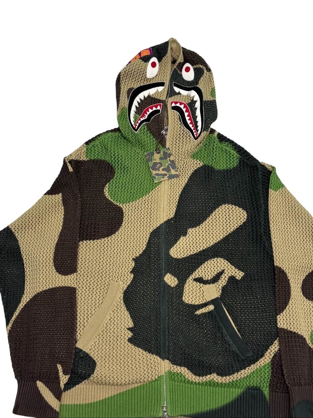Bape ABC Camo Separate Shark Full Zip Hoodie | Grailed