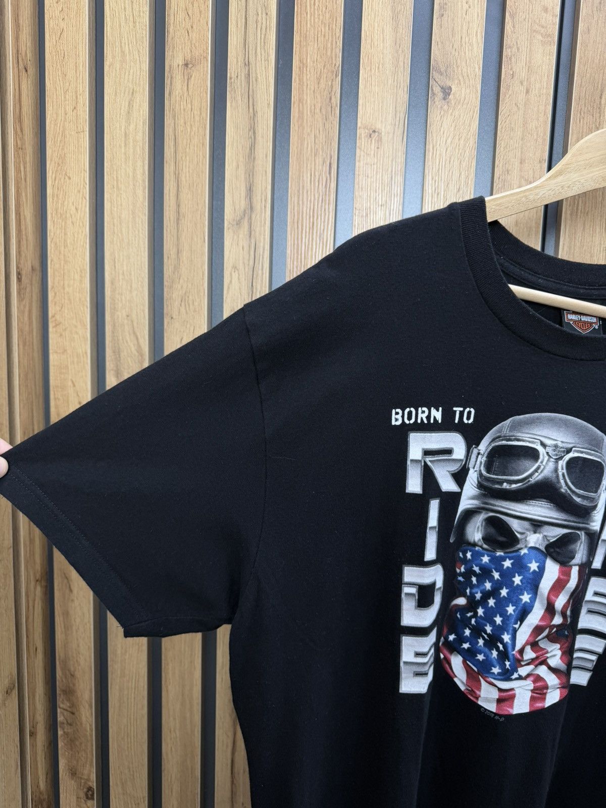 Harley Davidson Harley Davidson Genova Italy Skull Ride Free T Shirt XL USA Size US XL / EU 56 / 4 - 6 Thumbnail