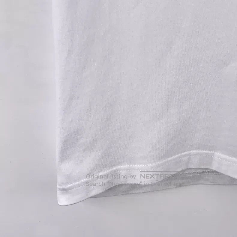 Balenciaga Balenciaga White Logo Letter Printed Cotton Crew Neck Shor Size US XS / EU 42 / 0 - 5 Thumbnail