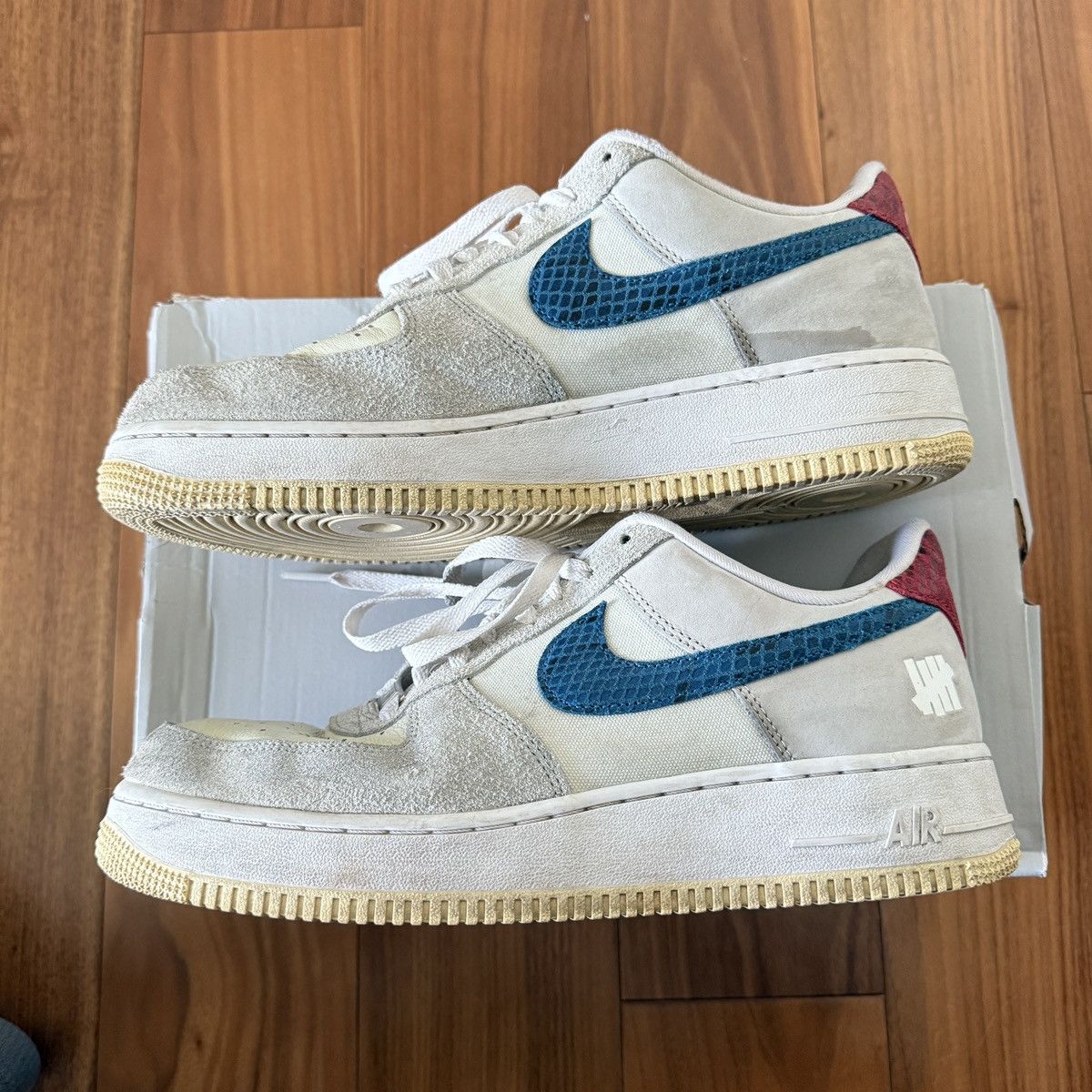 Nike Nike Air Force 1 Low Undefeated 5 On It | Size 10 Size US 10 / EU 43 - 3 Thumbnail