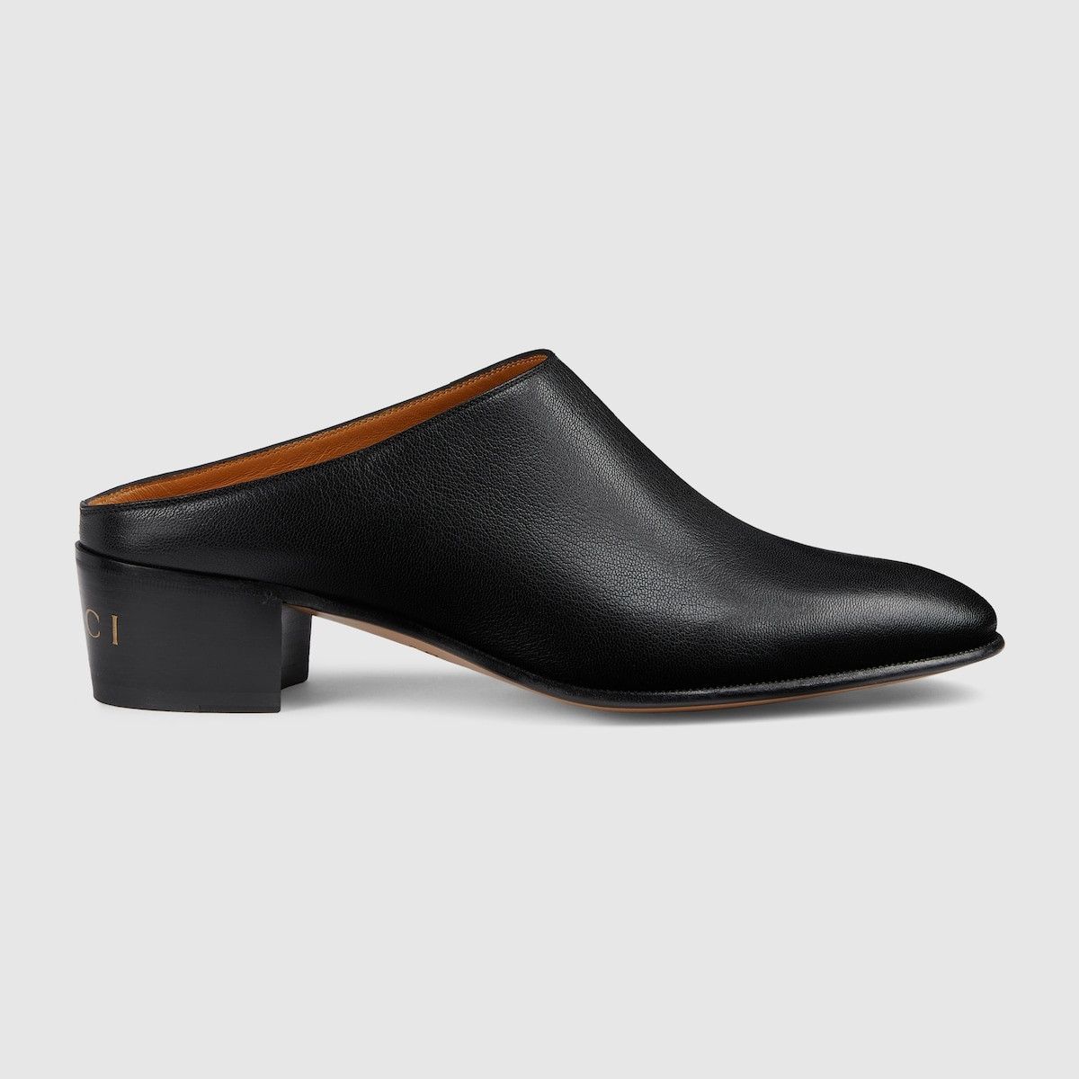 o1s1wg110125 Heeled Mules in Black