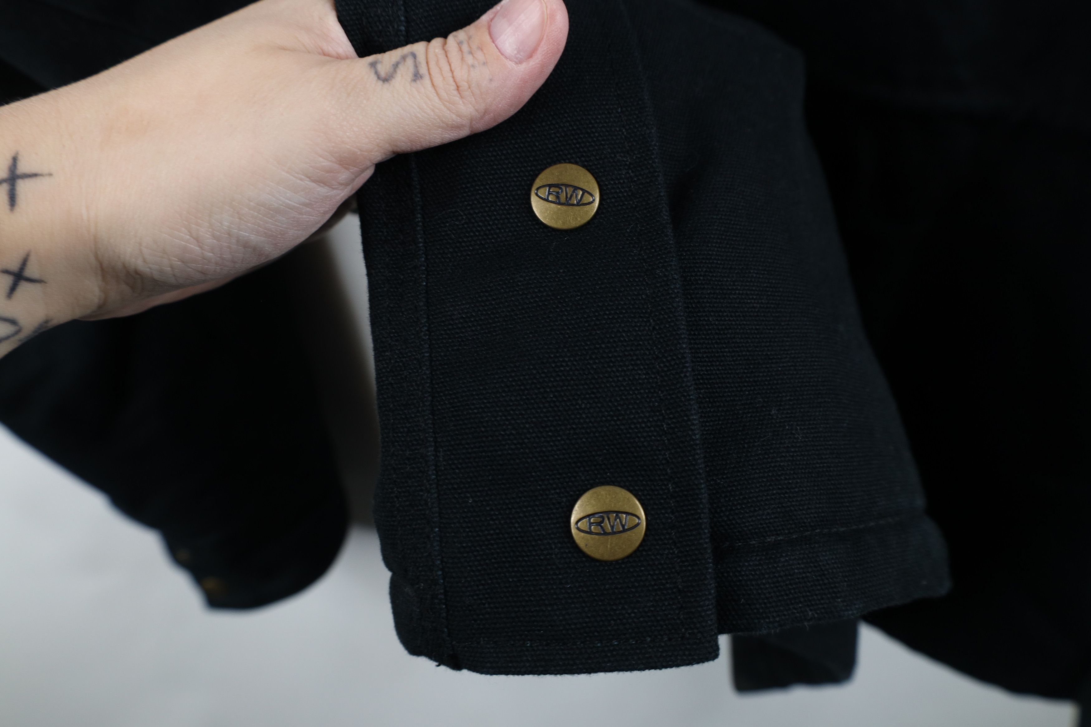 Vintage Vintage Y2K Streetwear Canvas Chore Barn Jacket Black Size US XXL / EU 58 / 5 - 14 Thumbnail