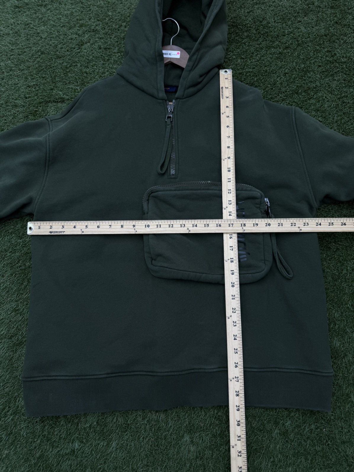 Louis Vuitton Louis Vuitton Virgil Abloh Green Hoodie Size 4L Size US XXL / EU 58 / 5 - 13 Thumbnail