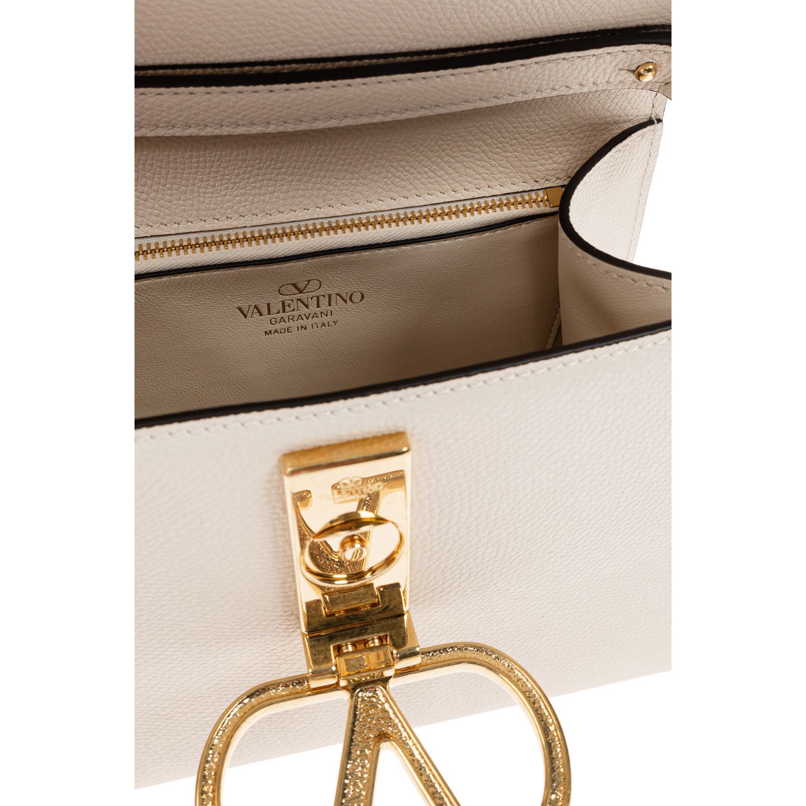 Valentino VALENTINO GARAVANI Vsling Small Light Ivory Jewel Top Handle Size ONE SIZE - 4 Thumbnail