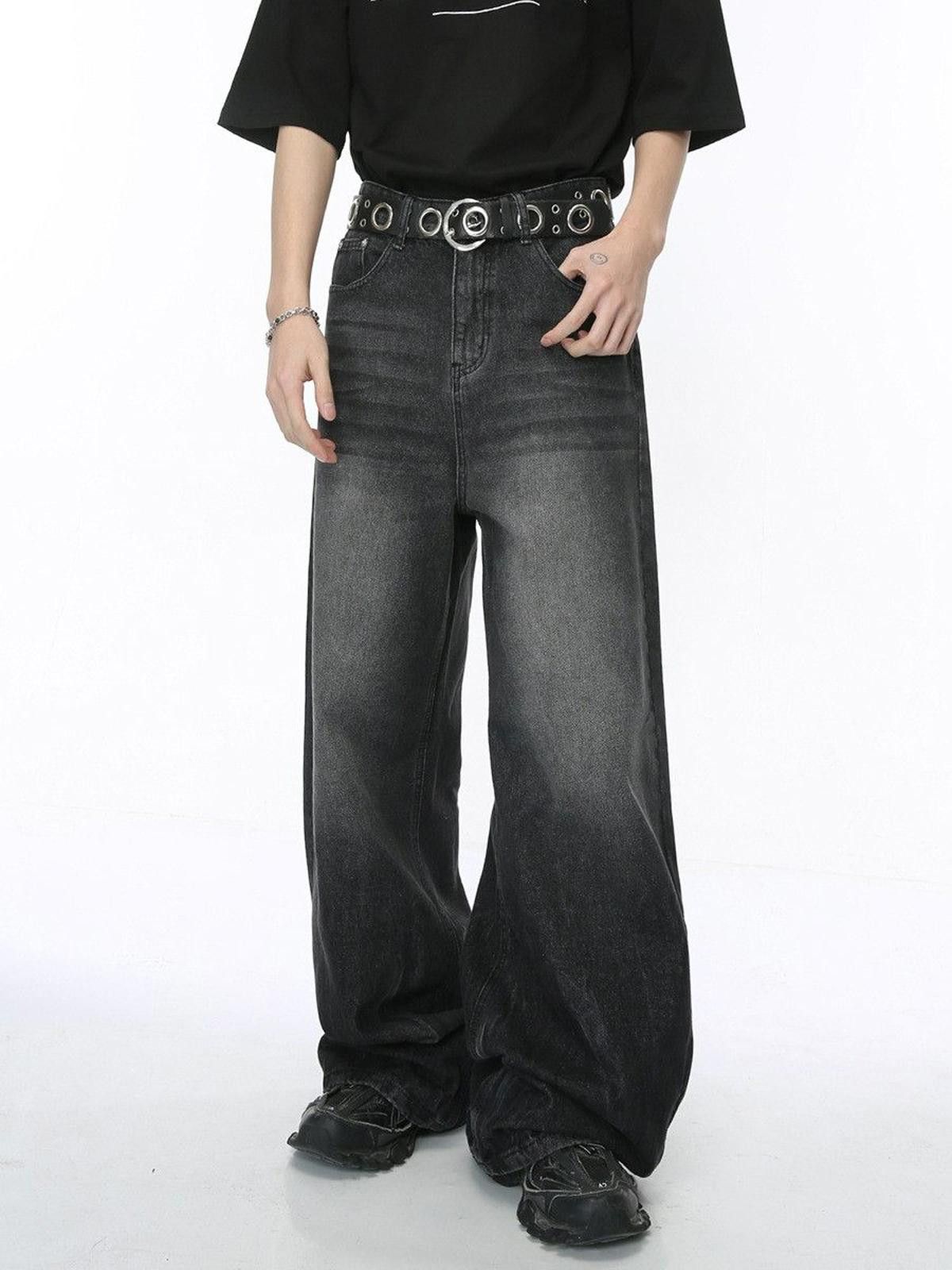 Vintage Baggy Wide Leg Denim Jeans Size US 30 / EU 46 - 4 Thumbnail